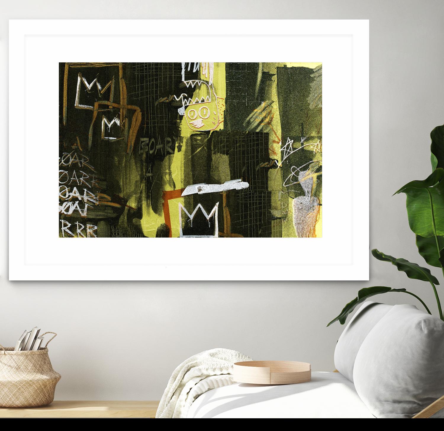 Graffiti by Tracy Hiner on GIANT ART - black contemporary