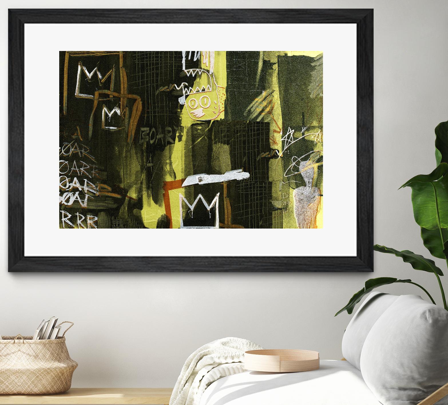 Graffiti by Tracy Hiner on GIANT ART - black contemporary