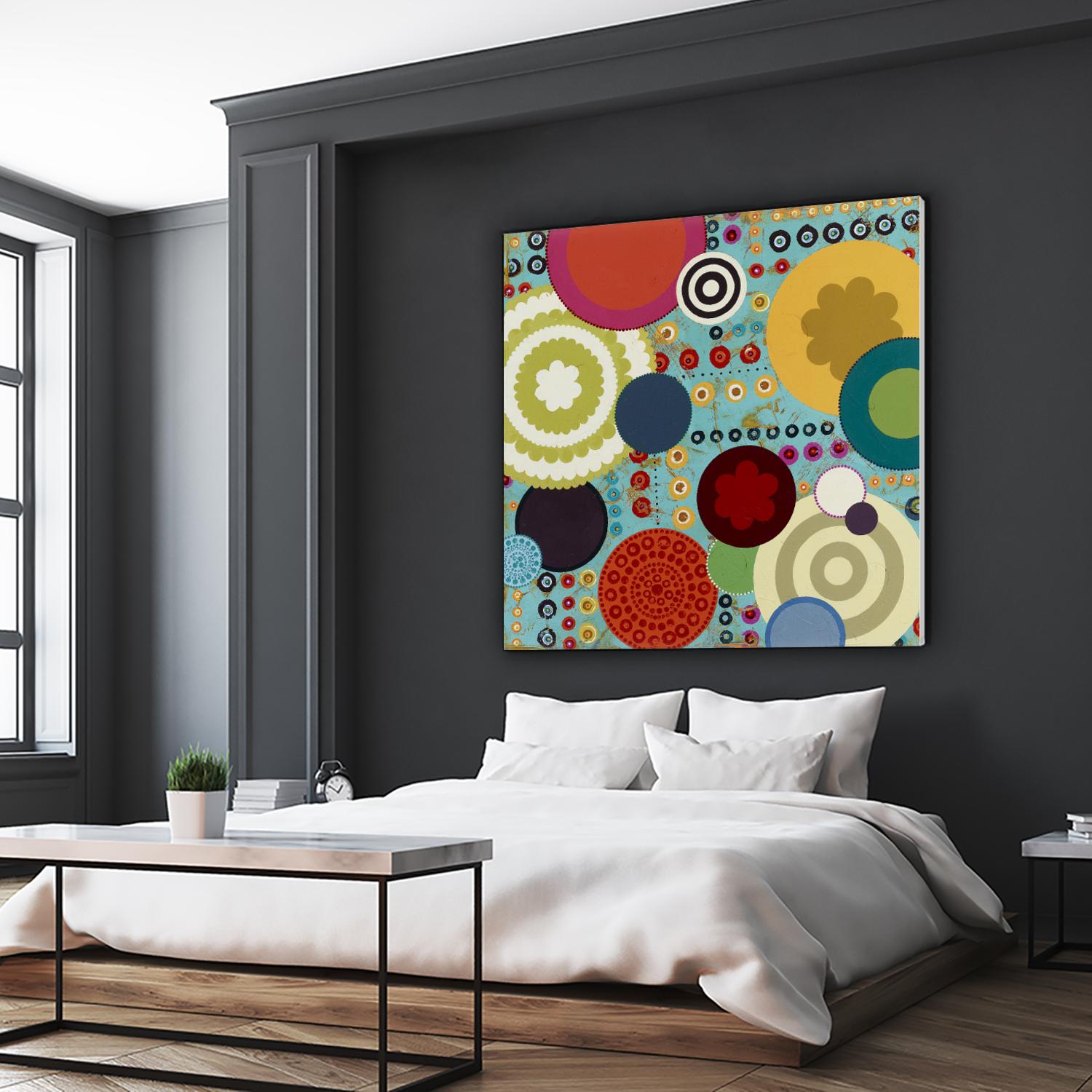 Fiesta 1 by Lisa Kesler on GIANT ART - red contemporary