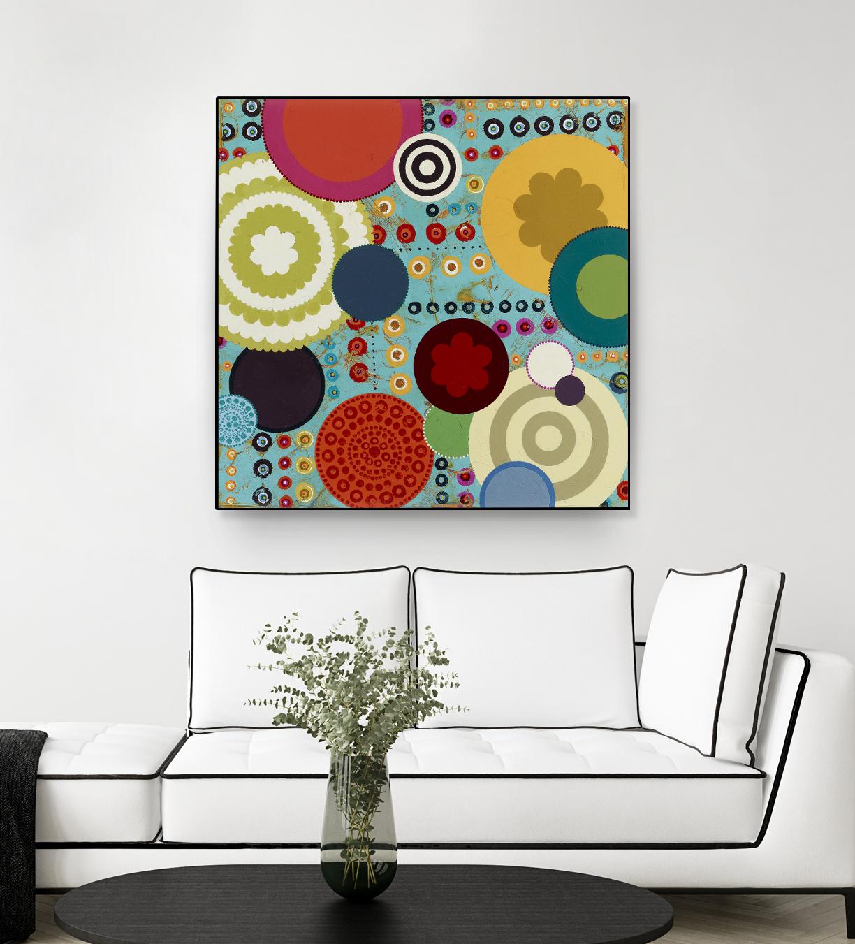 Fiesta 1 by Lisa Kesler on GIANT ART - red contemporary