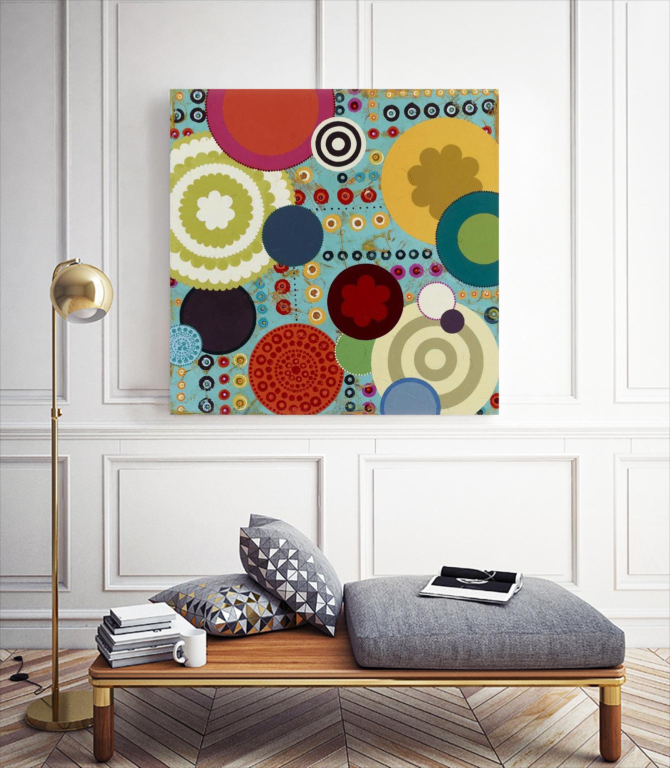 Fiesta 1 by Lisa Kesler on GIANT ART - red contemporary