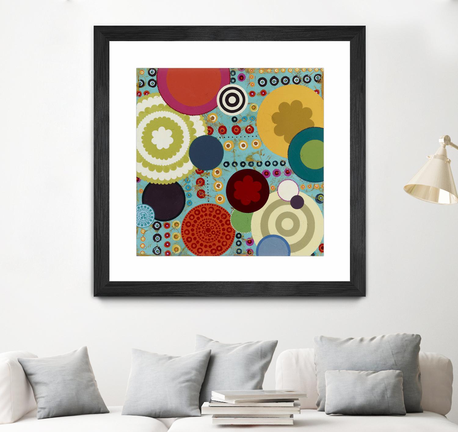 Fiesta 1 by Lisa Kesler on GIANT ART - red contemporary