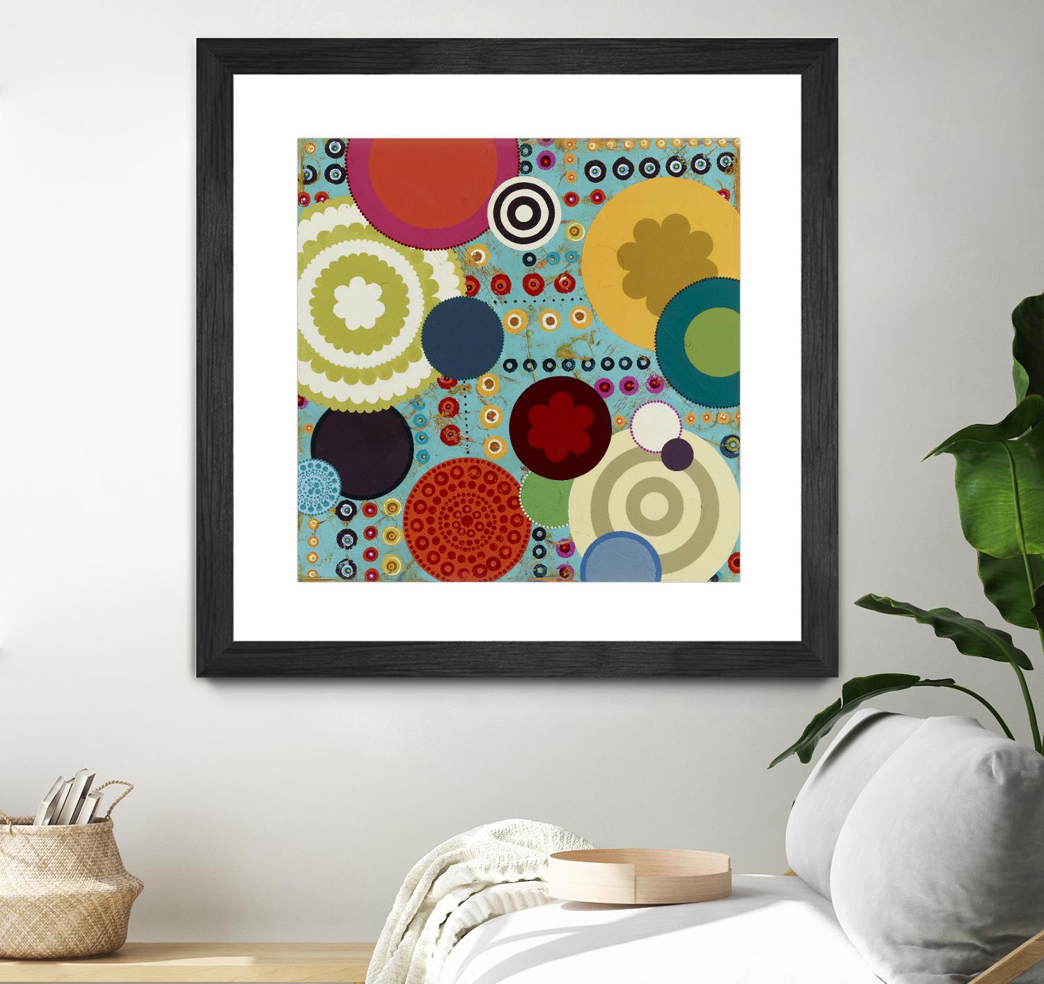 Fiesta 1 by Lisa Kesler on GIANT ART - red contemporary