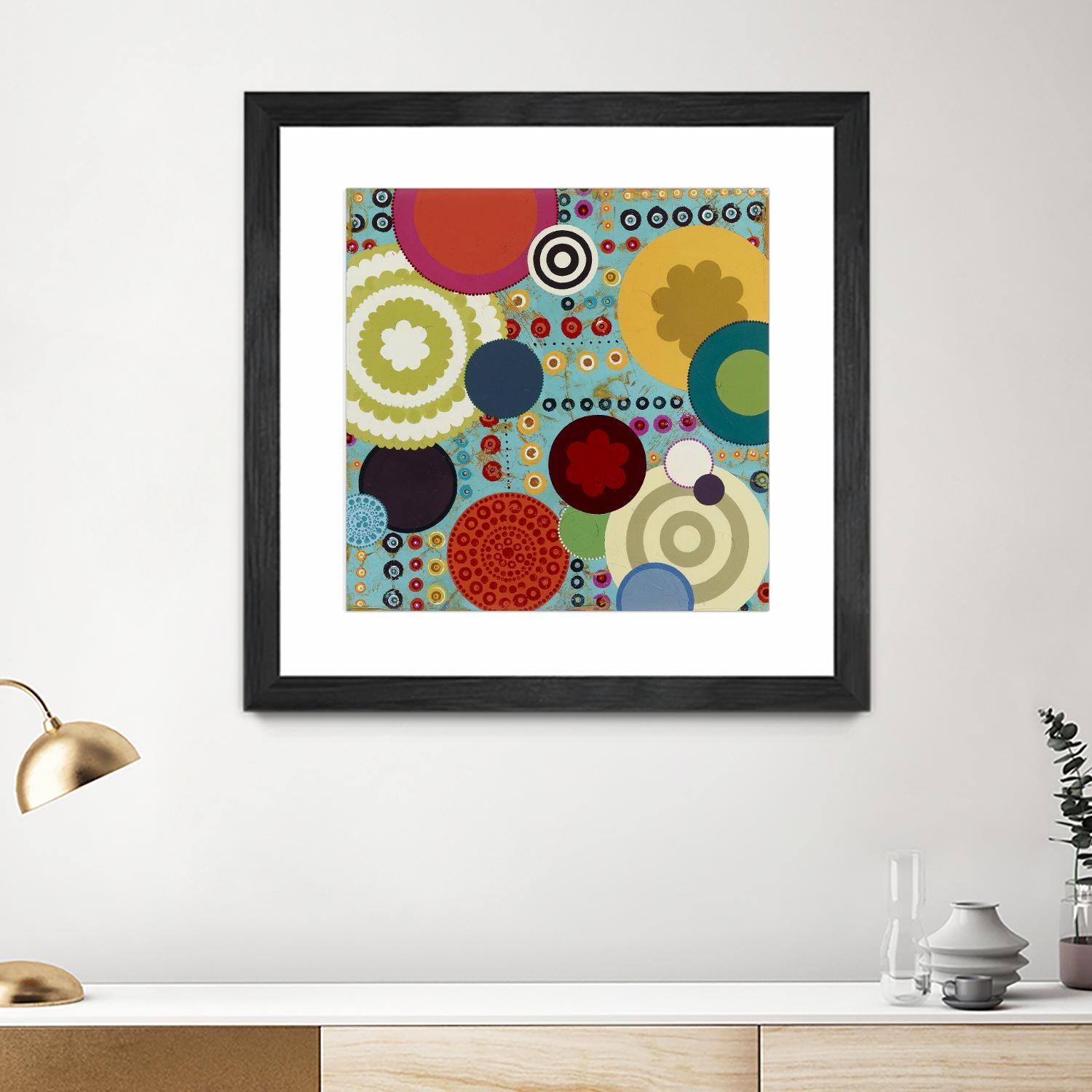 Fiesta 1 by Lisa Kesler on GIANT ART - red contemporary