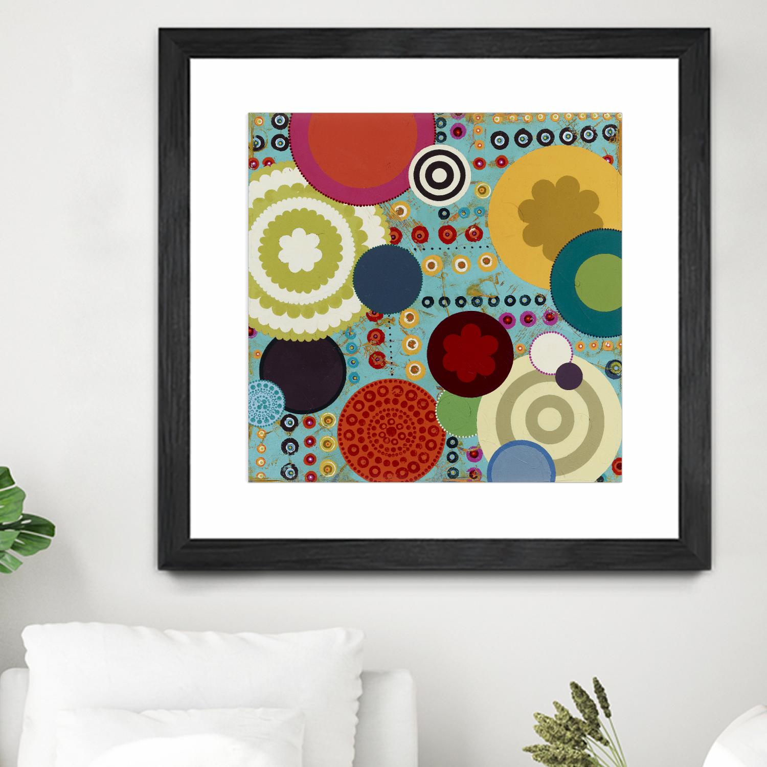 Fiesta 1 by Lisa Kesler on GIANT ART - red contemporary