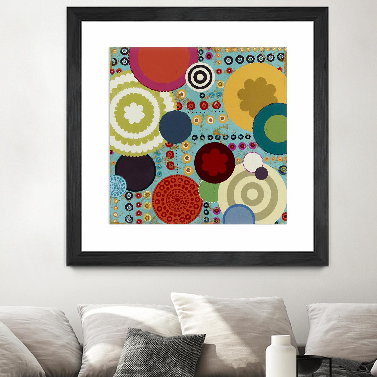 Fiesta 1 by Lisa Kesler on GIANT ART - red contemporary