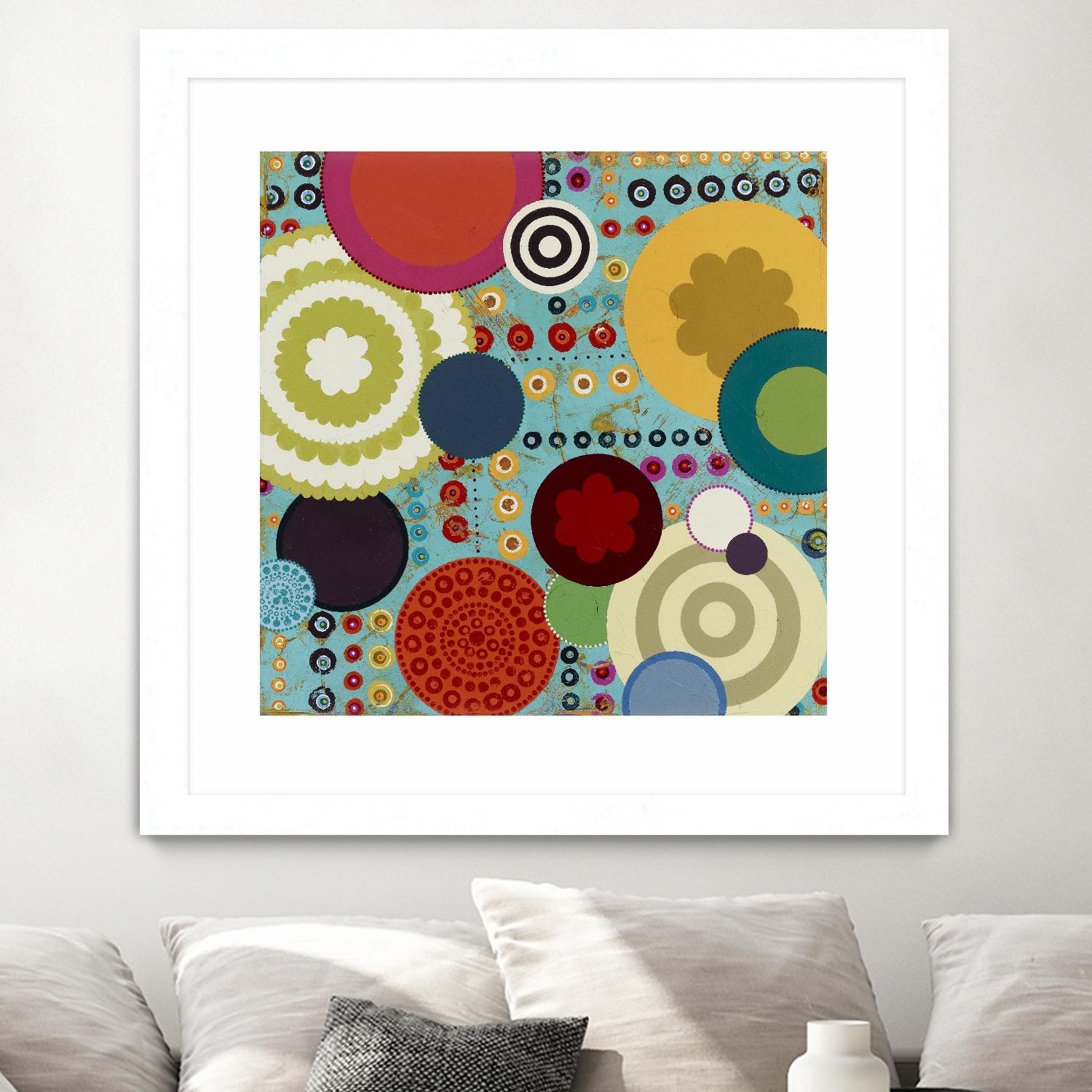 Fiesta 1 by Lisa Kesler on GIANT ART - red contemporary