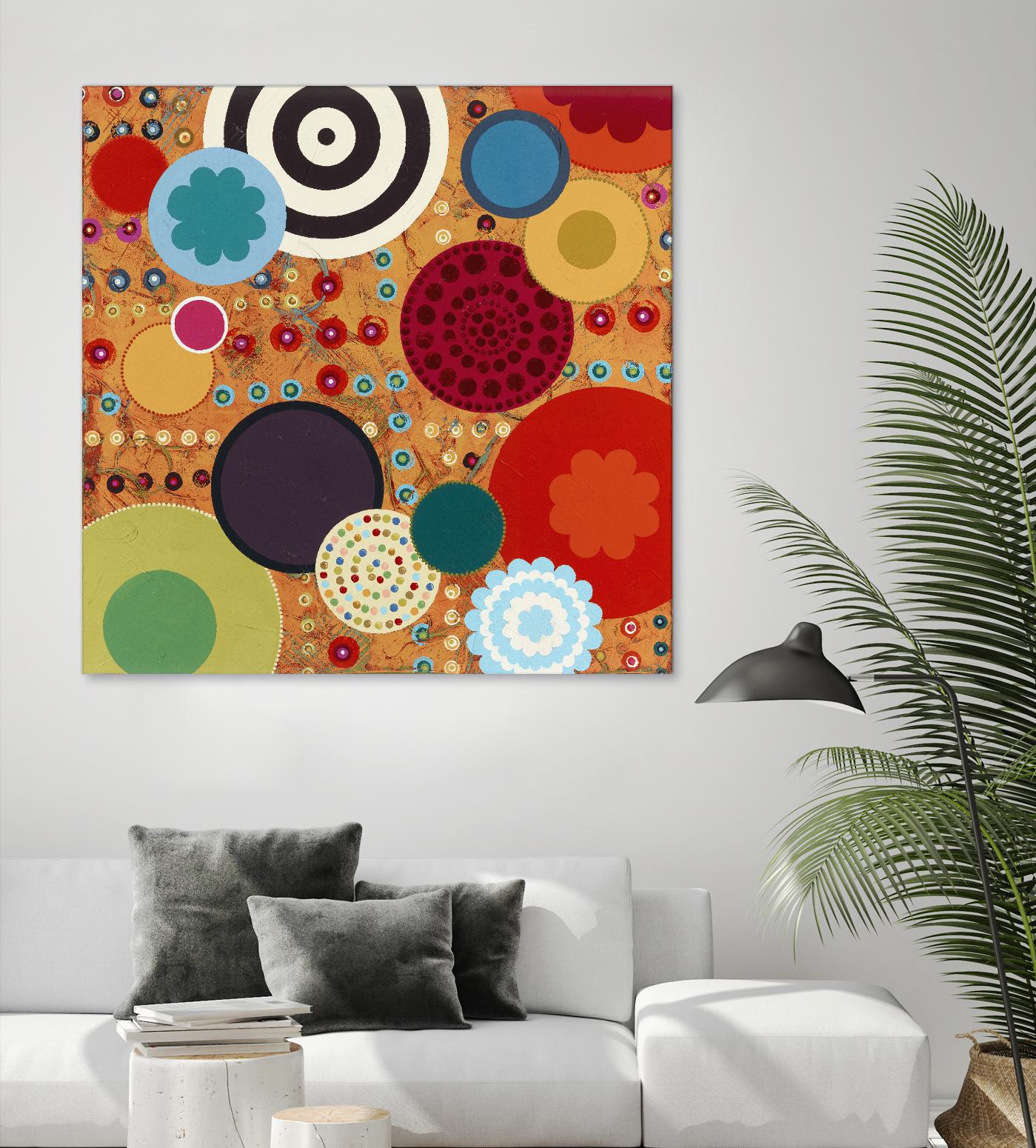 Fiesta 2 by Lisa Kesler on GIANT ART - red contemporary