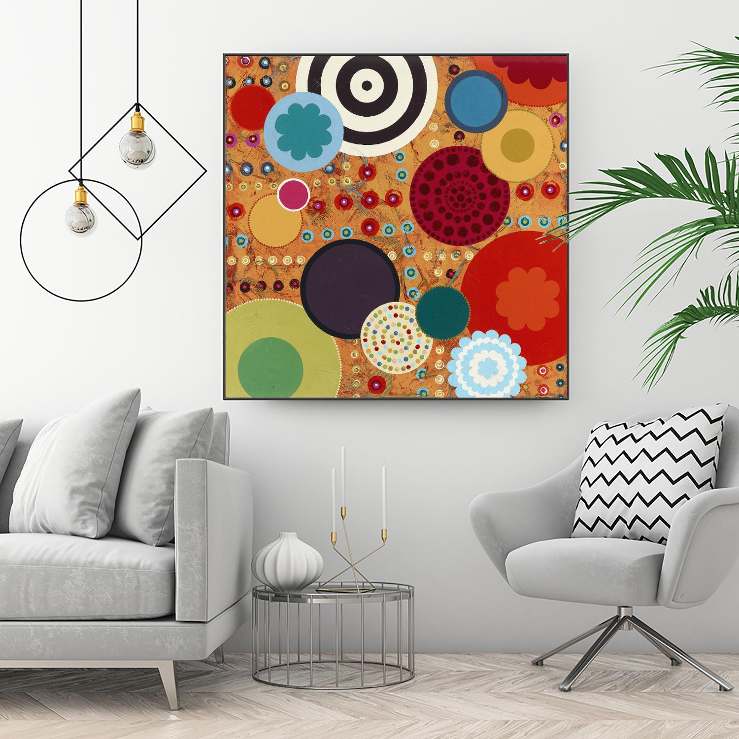Fiesta 2 by Lisa Kesler on GIANT ART - red contemporary