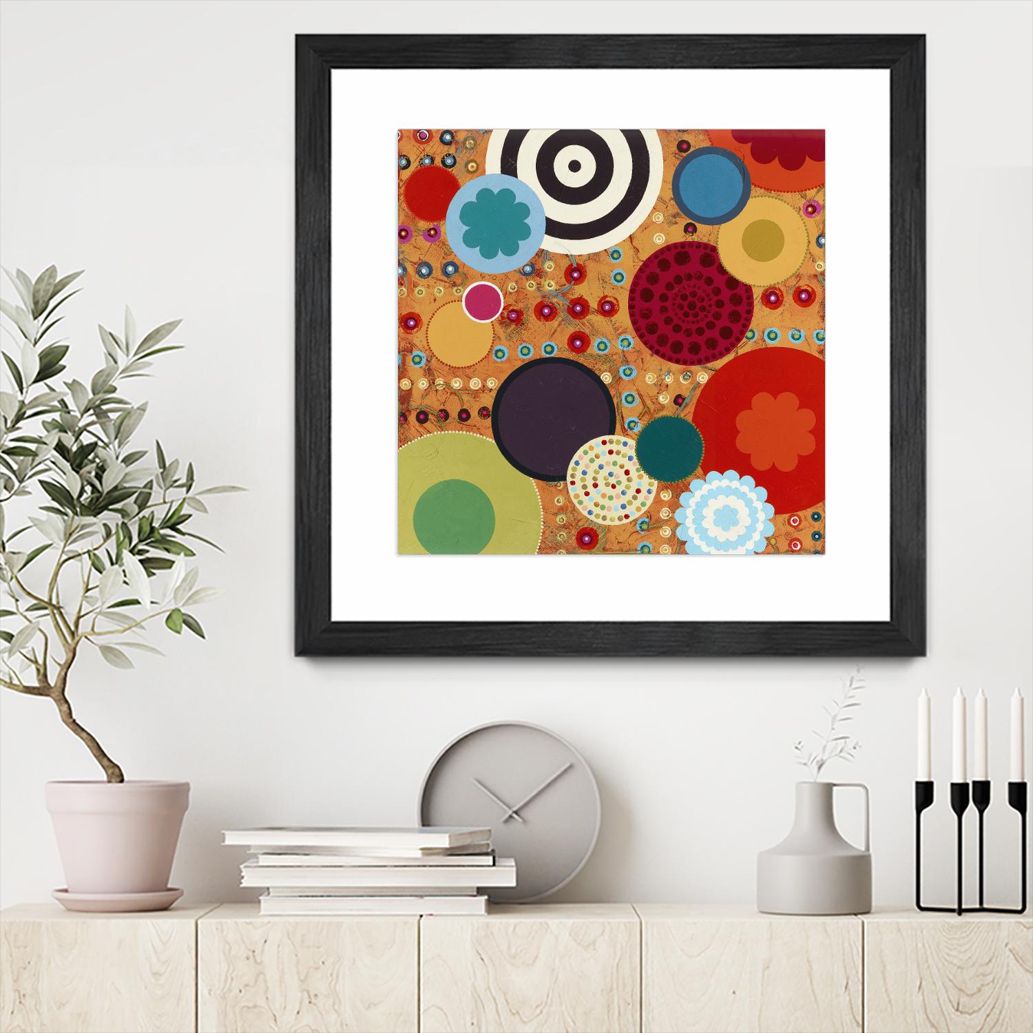 Fiesta 2 by Lisa Kesler on GIANT ART - red contemporary