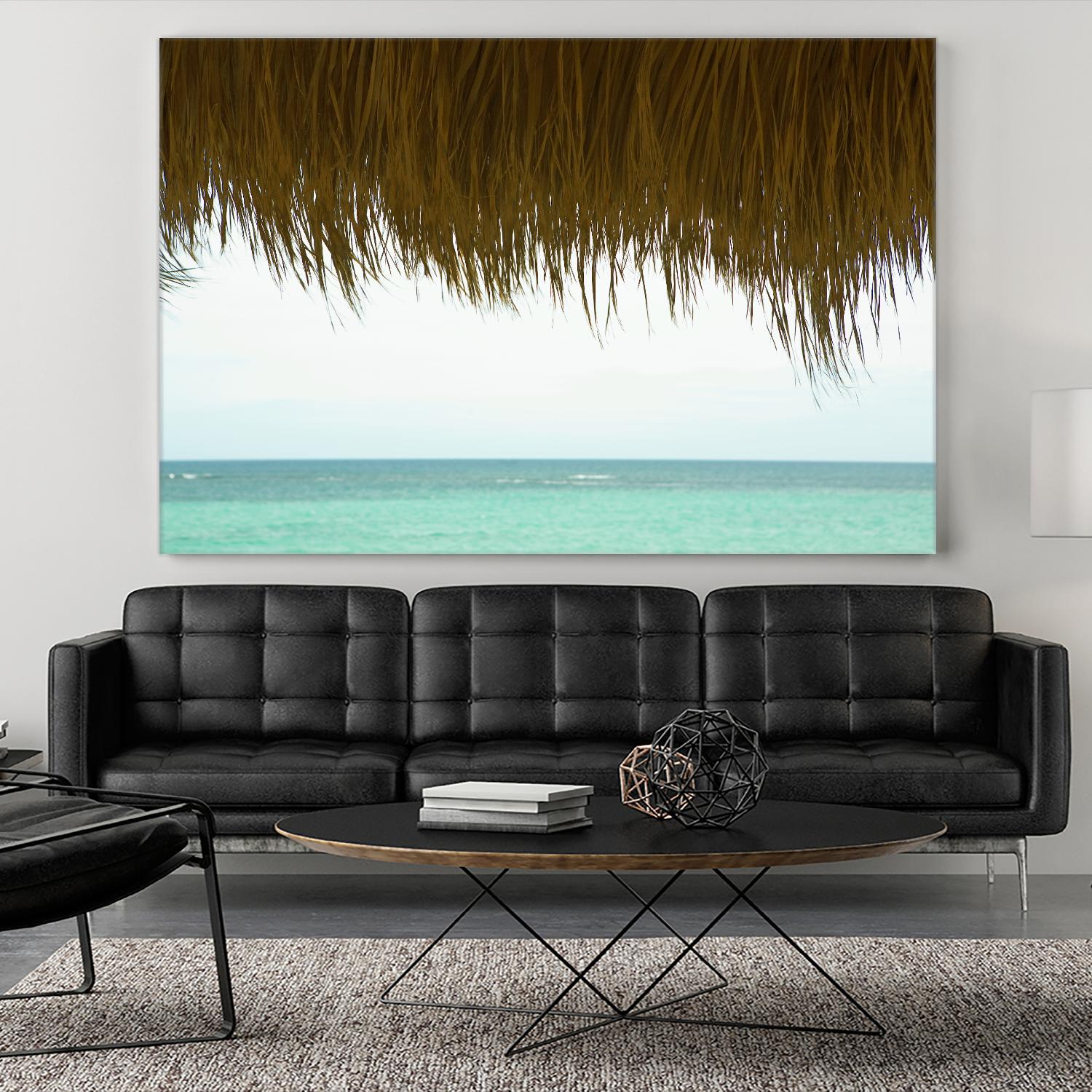 Palapa by Acer Images on GIANT ART - blue sea scene