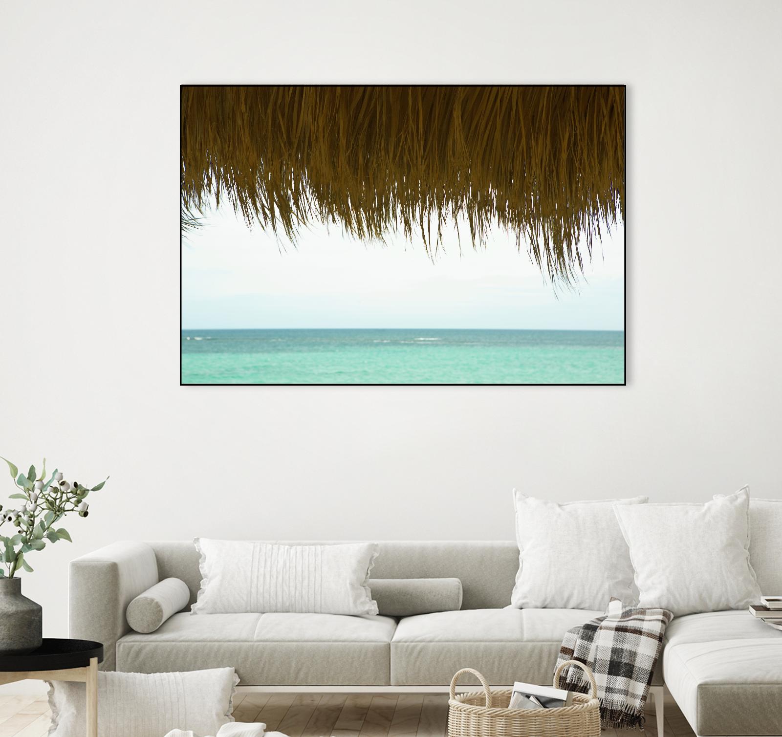 Palapa by Acer Images on GIANT ART - blue sea scene
