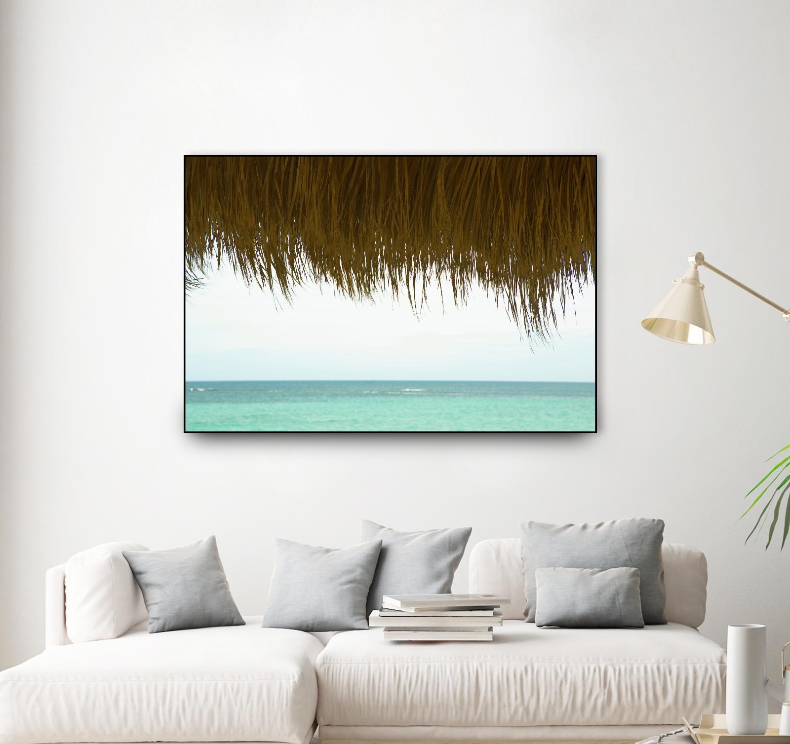 Palapa by Acer Images on GIANT ART - blue sea scene