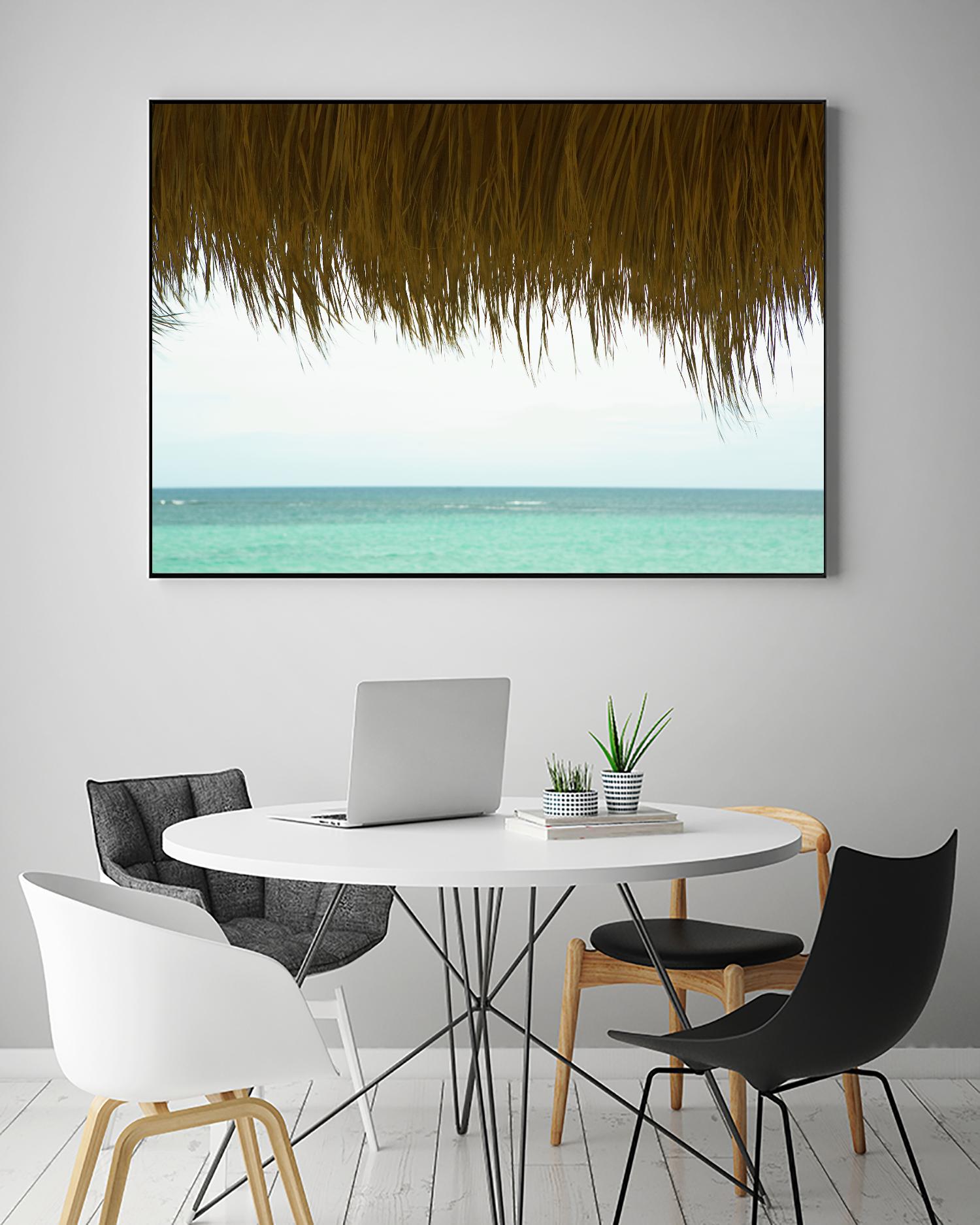 Palapa by Acer Images on GIANT ART - blue sea scene