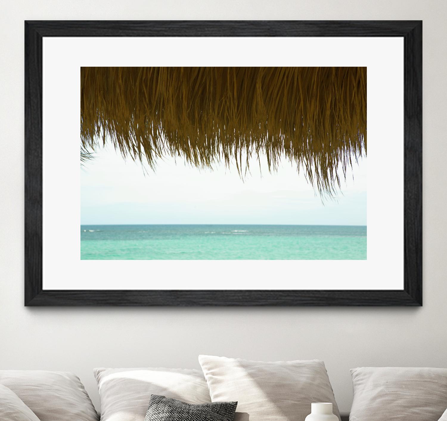 Palapa by Acer Images on GIANT ART - blue sea scene