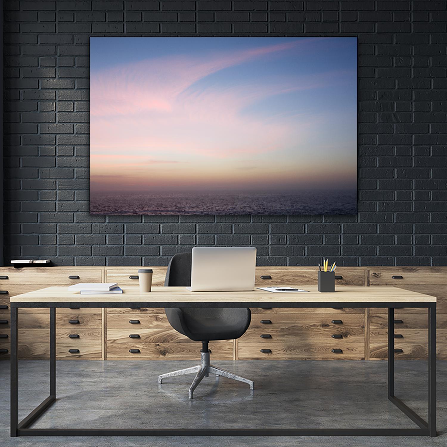 Ocean and Sky 1 by Acer Images on GIANT ART - pink landscape