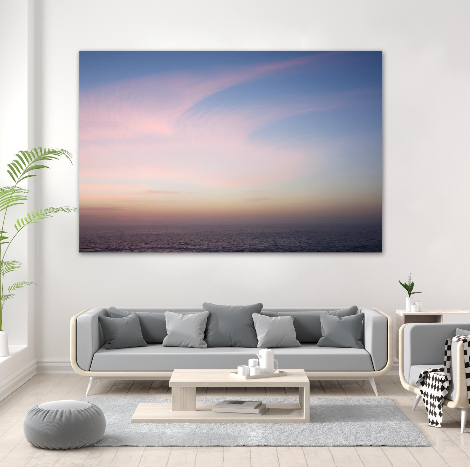 Ocean and Sky 1 by Acer Images on GIANT ART - pink landscape