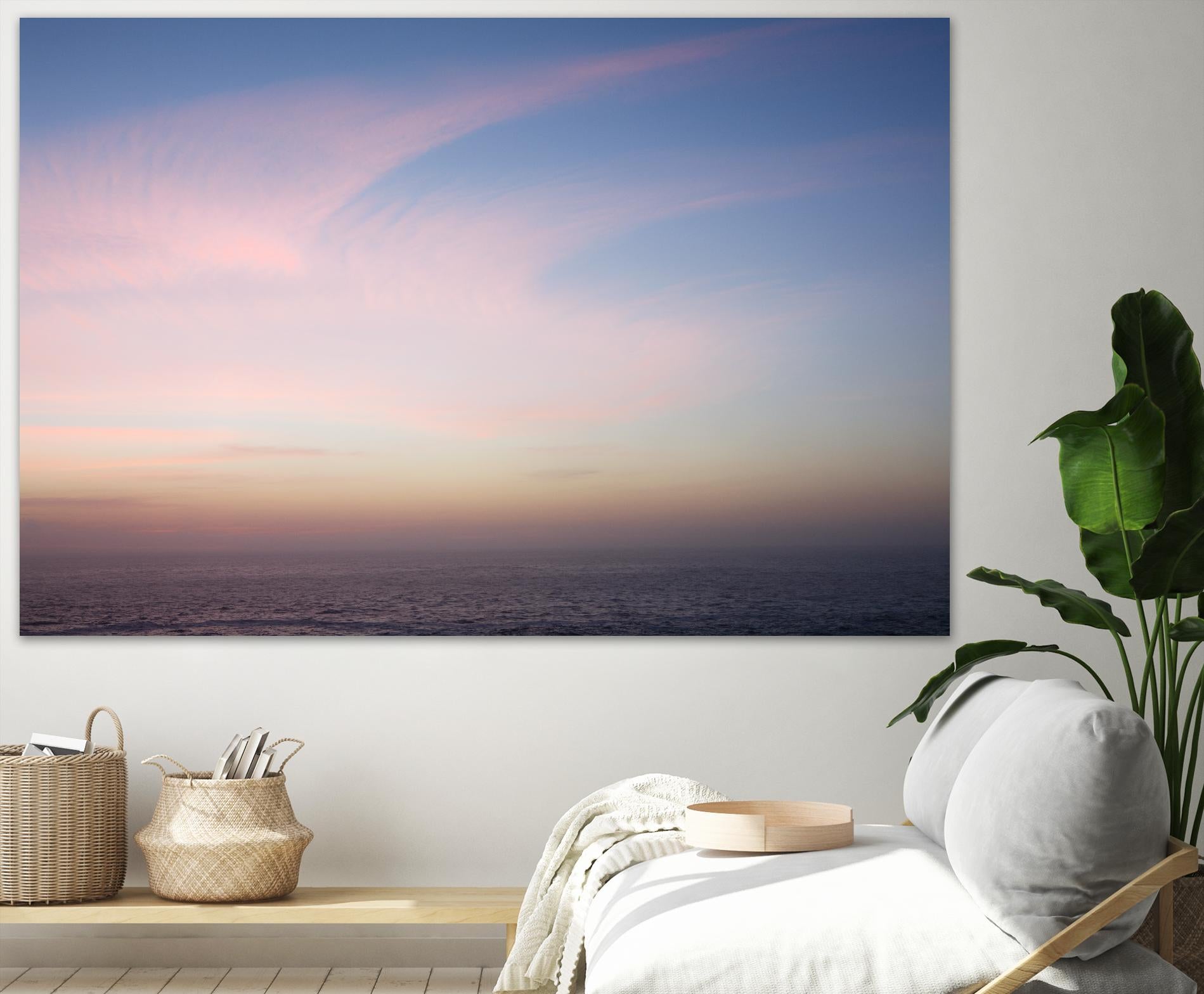 Ocean and Sky 1 by Acer Images on GIANT ART - pink landscape