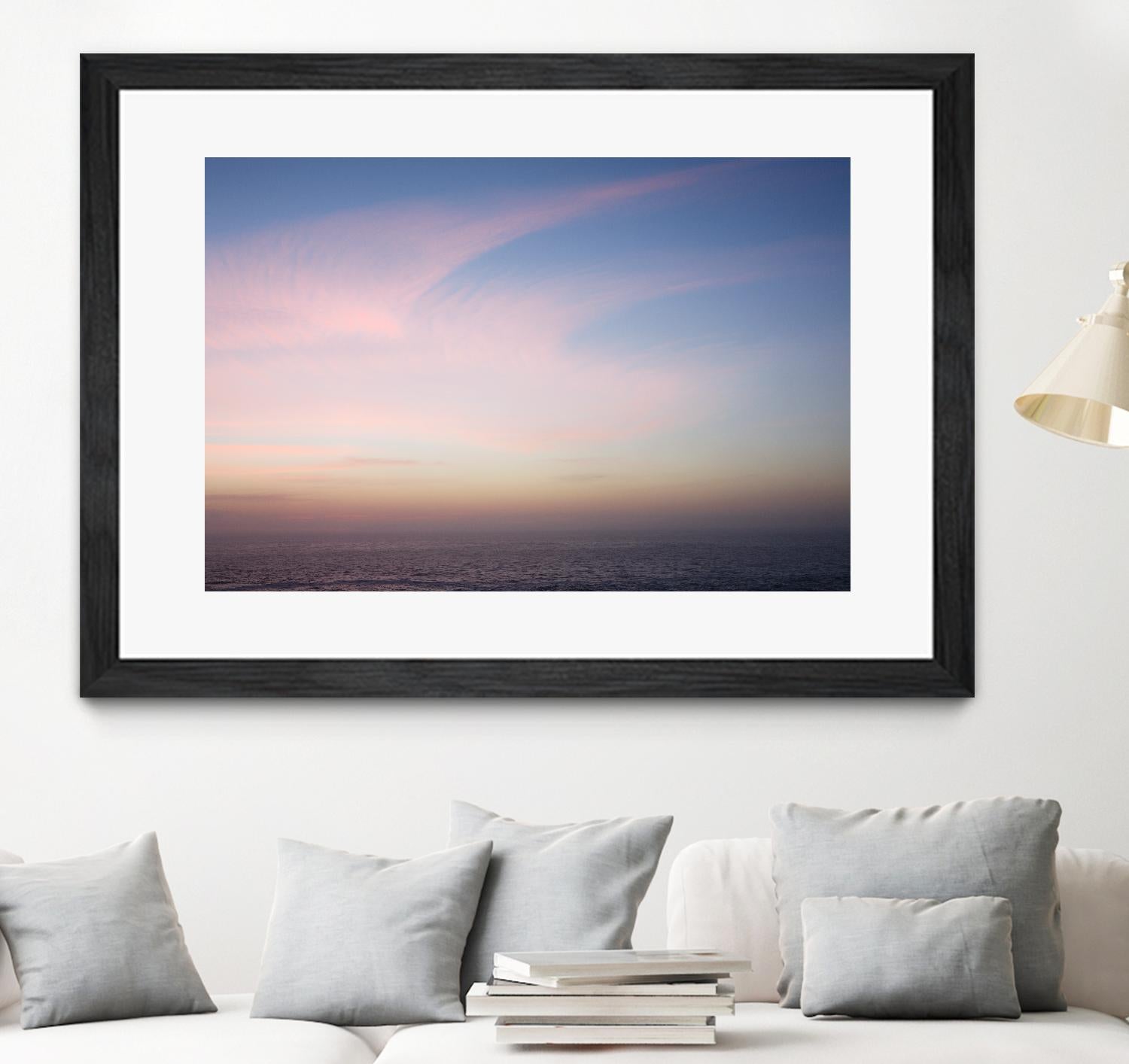 Ocean and Sky 1 by Acer Images on GIANT ART - pink landscape