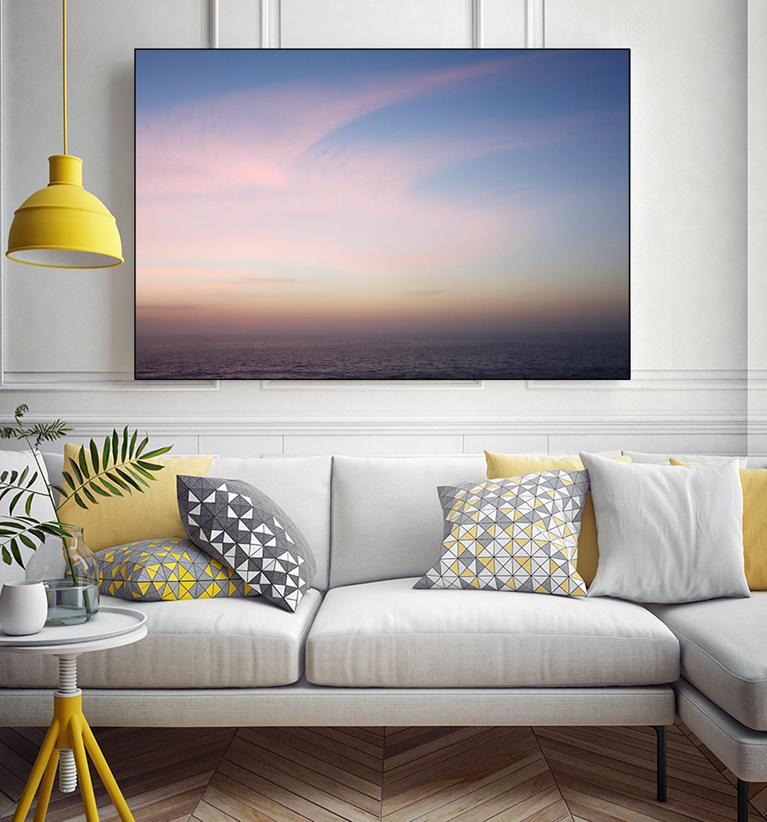 Ocean and Sky 1 by Acer Images on GIANT ART - pink landscape