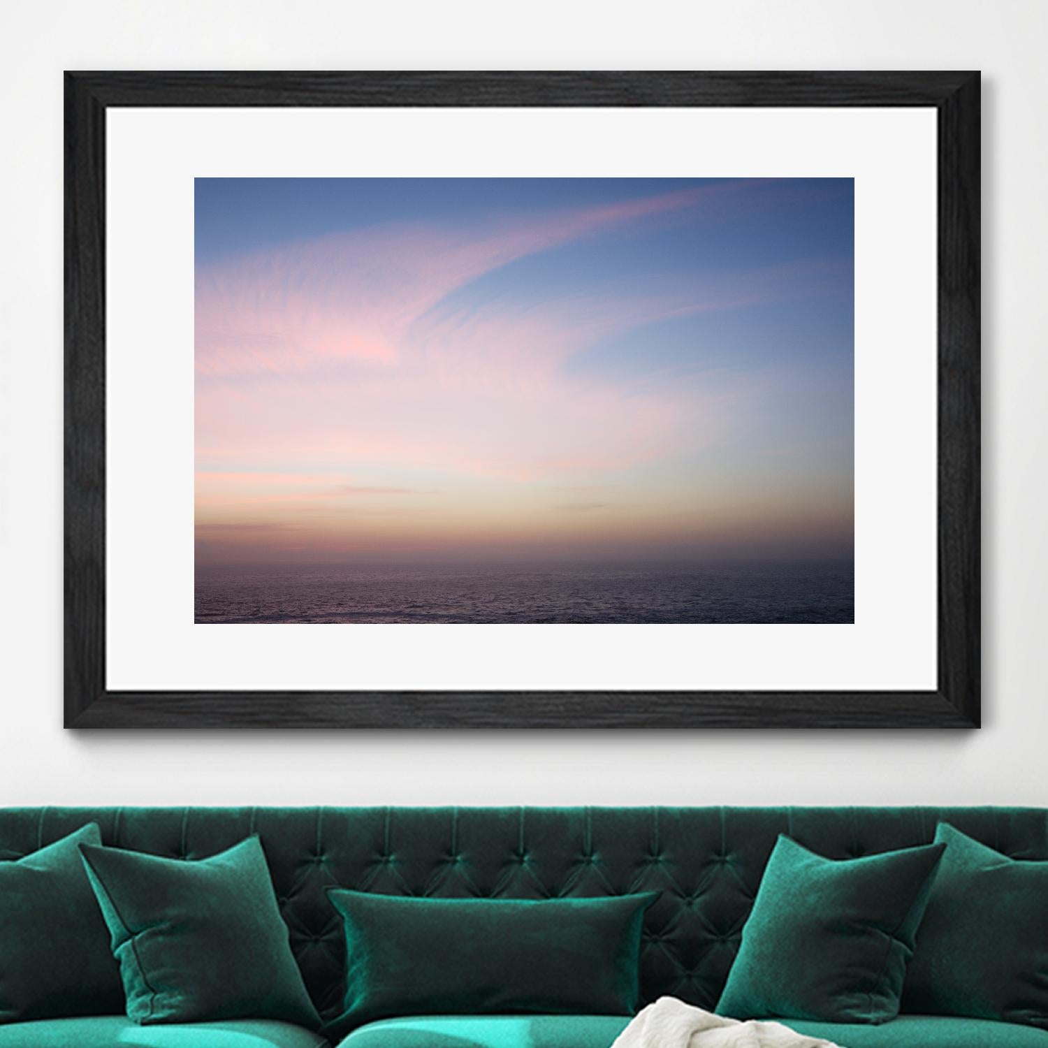 Ocean and Sky 1 by Acer Images on GIANT ART - pink landscape