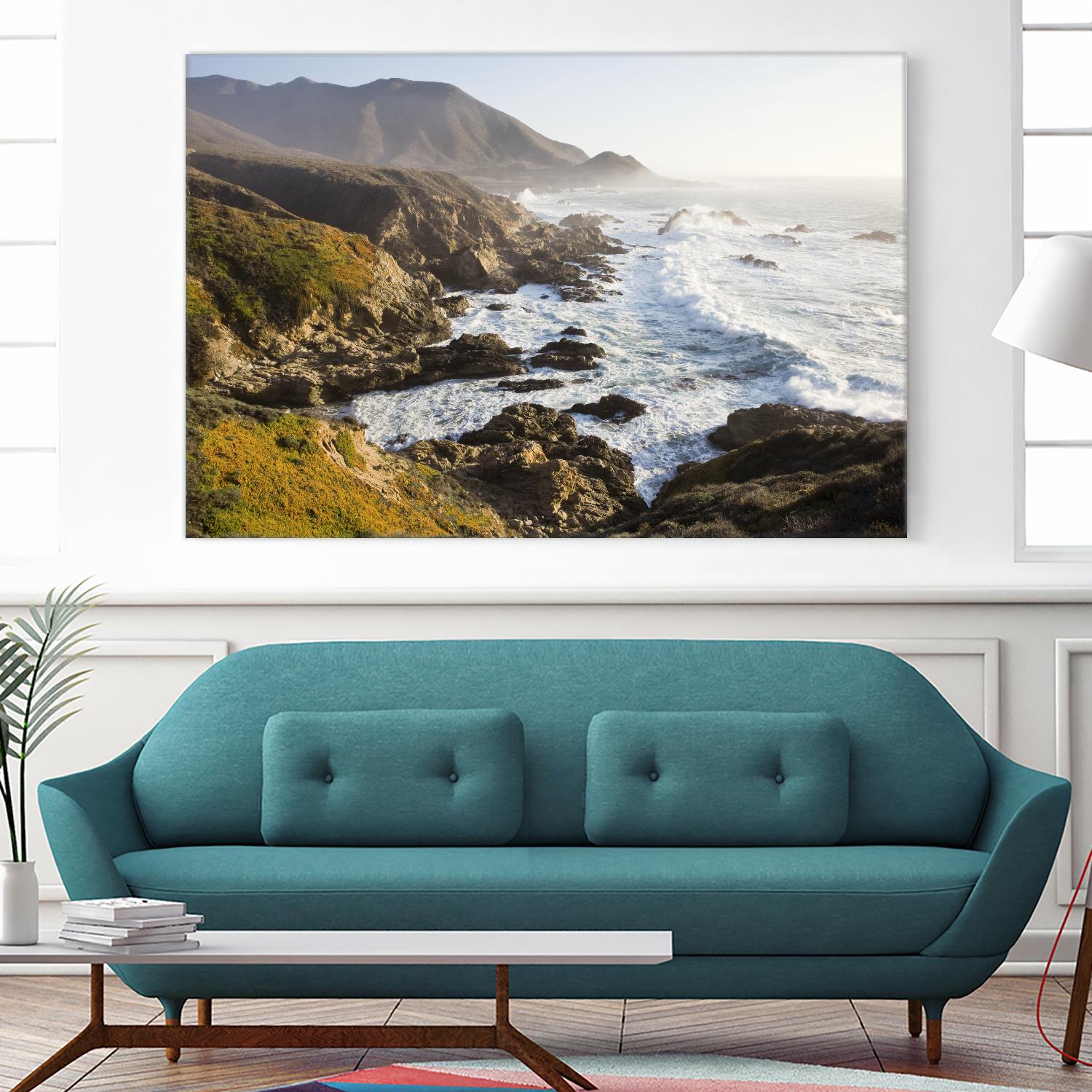 Big Sur Wave 2 by Acer Images on GIANT ART - white landscape