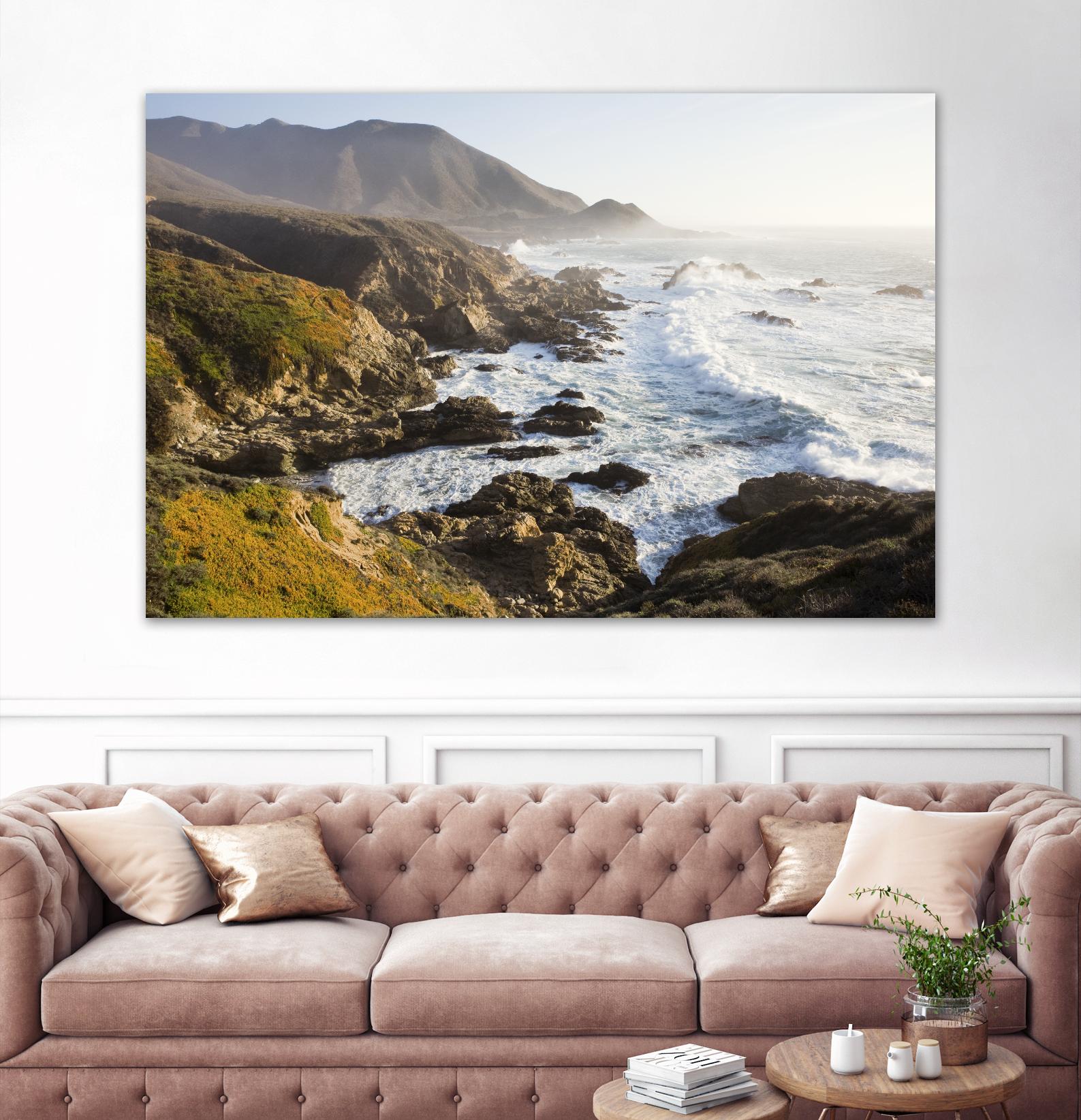 Big Sur Wave 2 by Acer Images on GIANT ART - white landscape