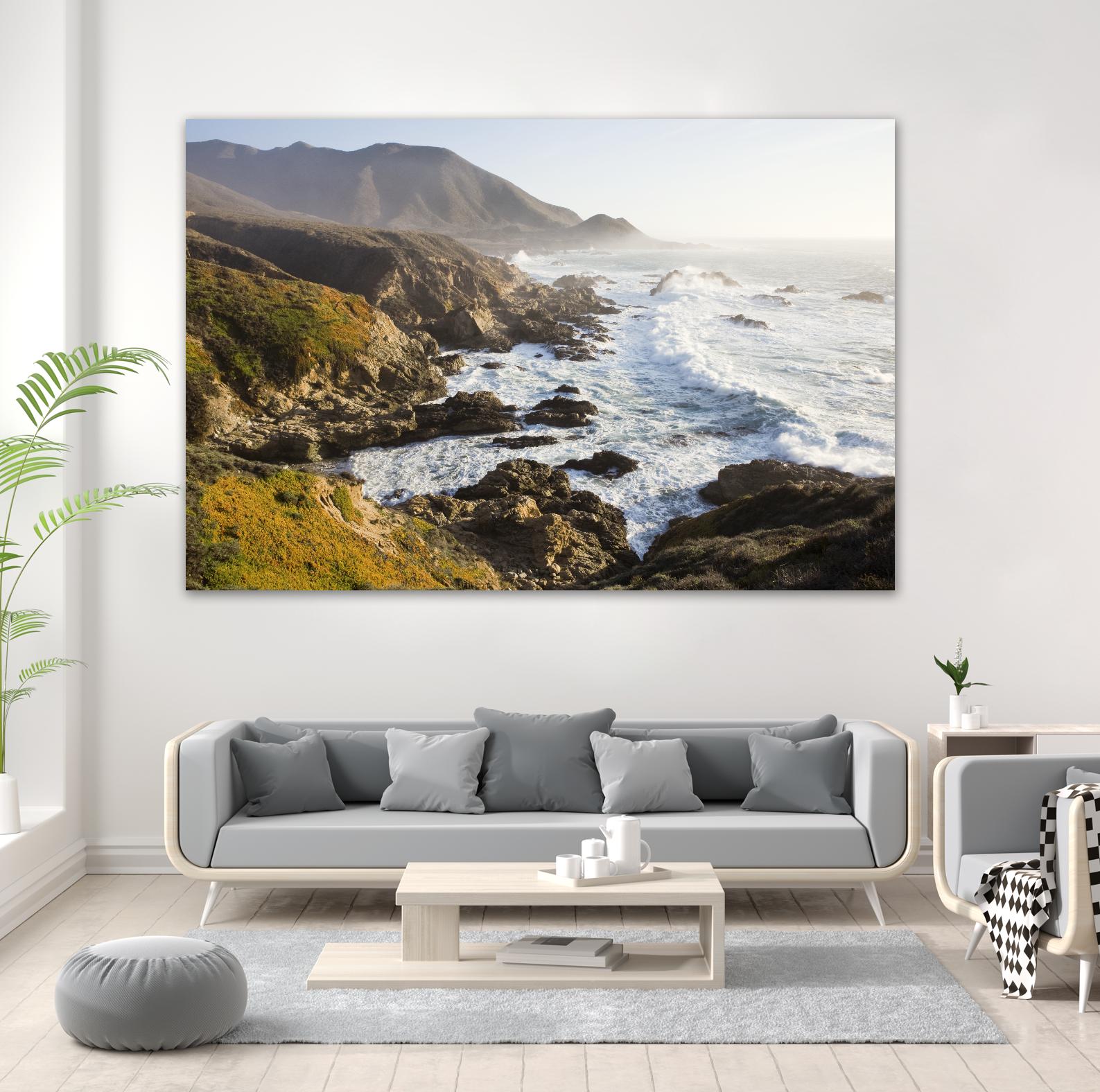 Big Sur Wave 2 by Acer Images on GIANT ART - white landscape