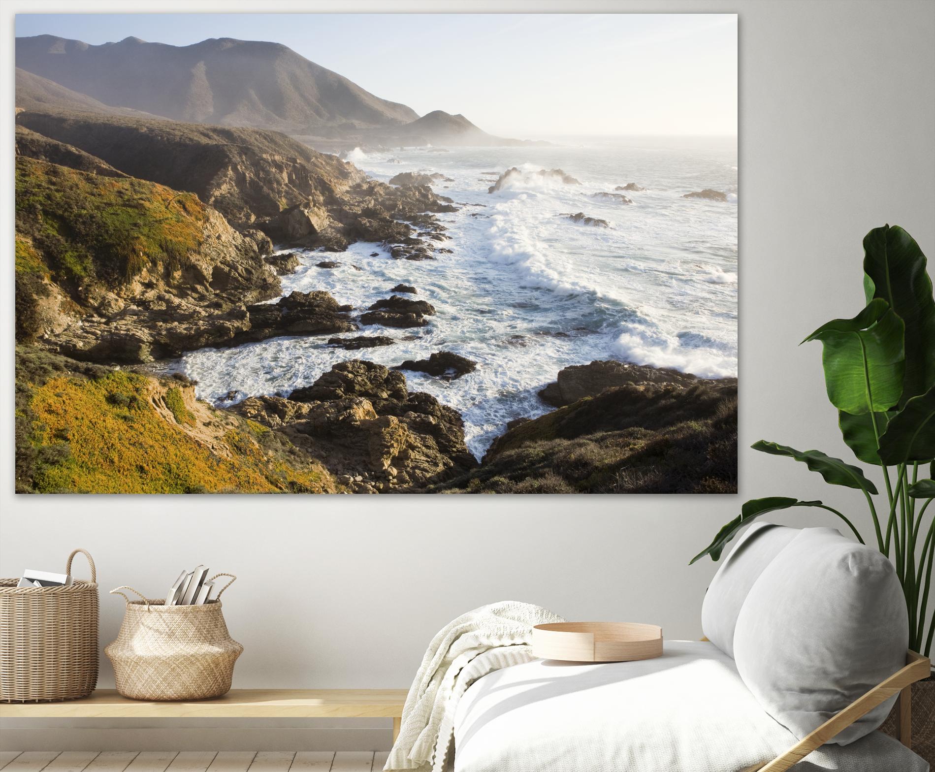 Big Sur Wave 2 by Acer Images on GIANT ART - white landscape