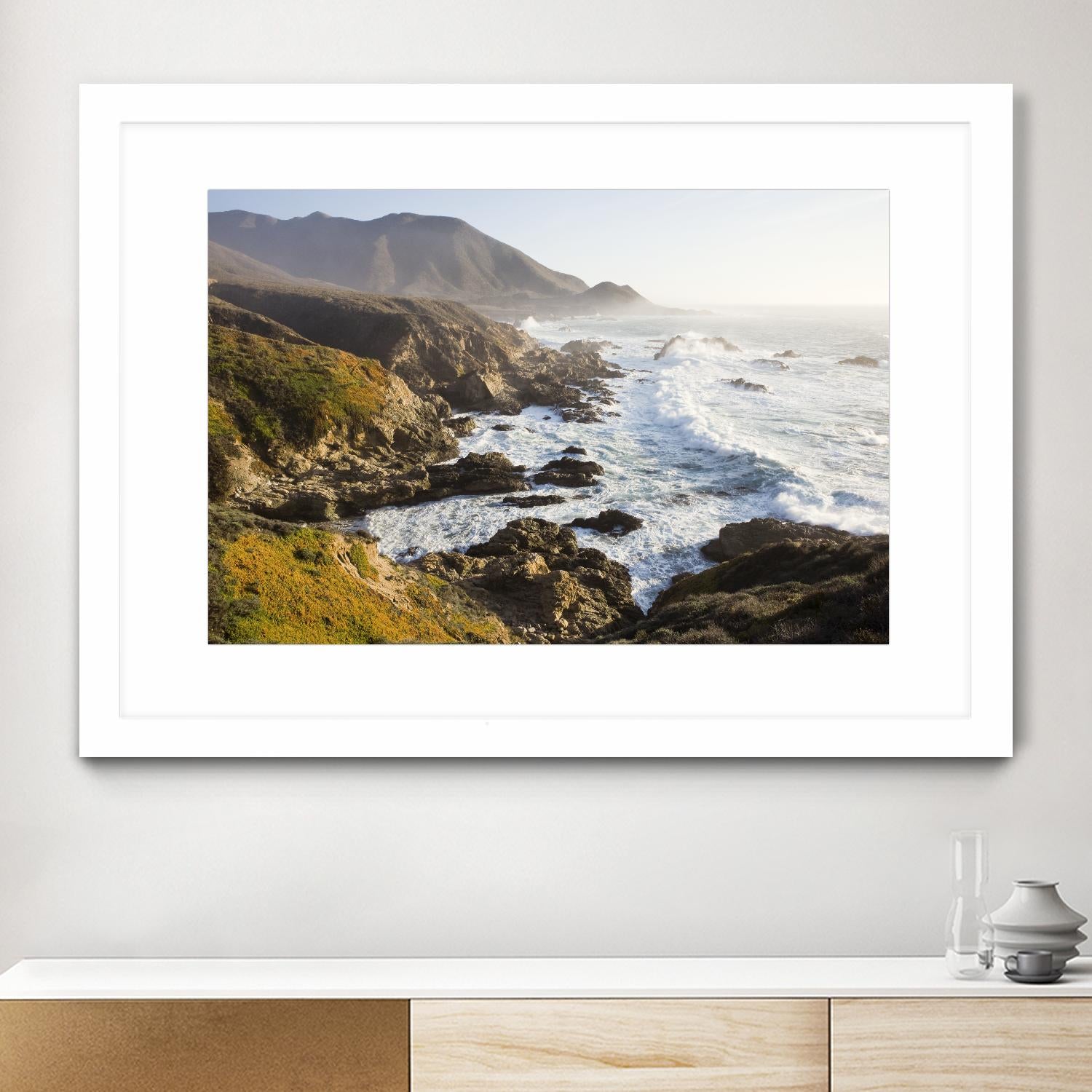 Big Sur Wave 2 by Acer Images on GIANT ART - white landscape