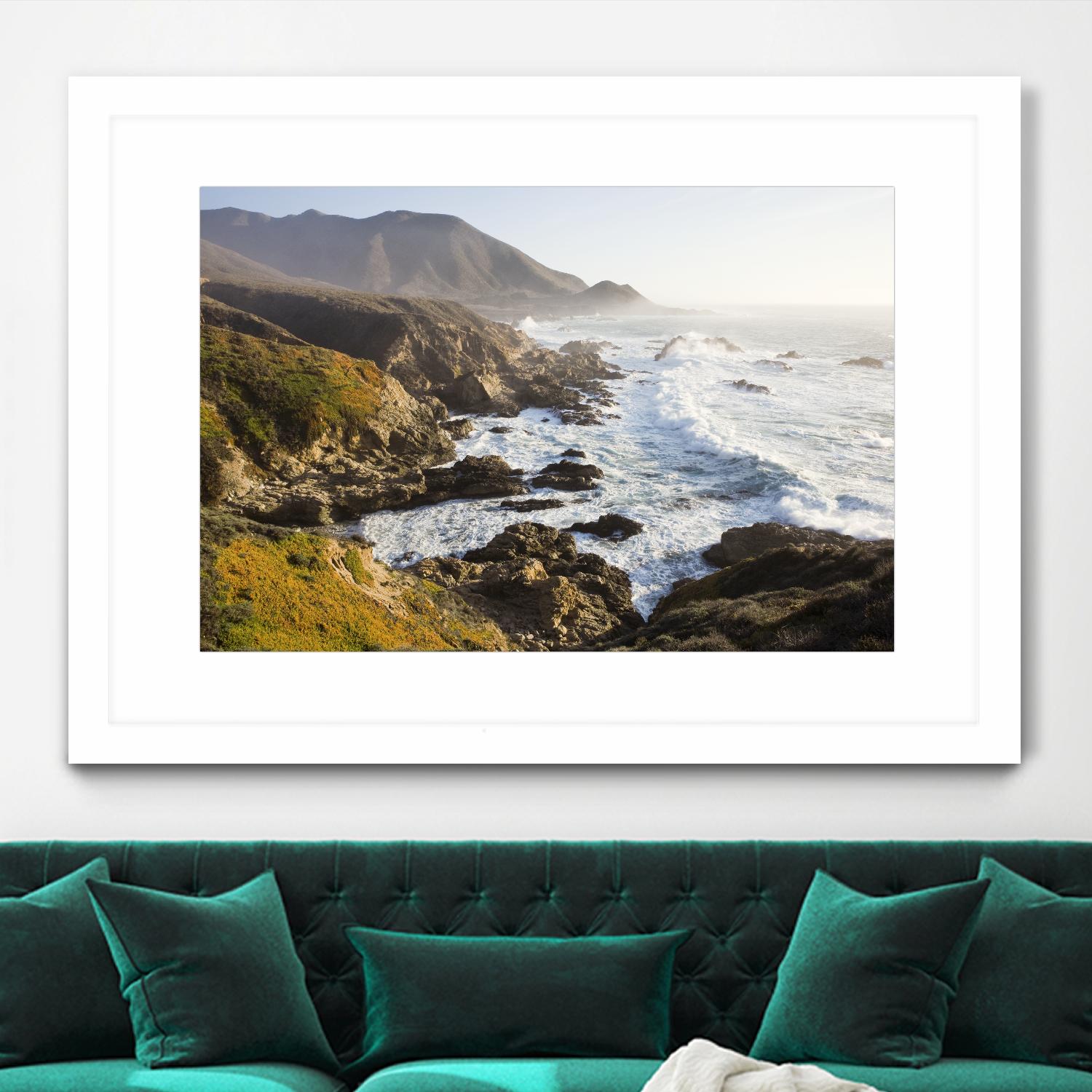 Big Sur Wave 2 by Acer Images on GIANT ART - white landscape