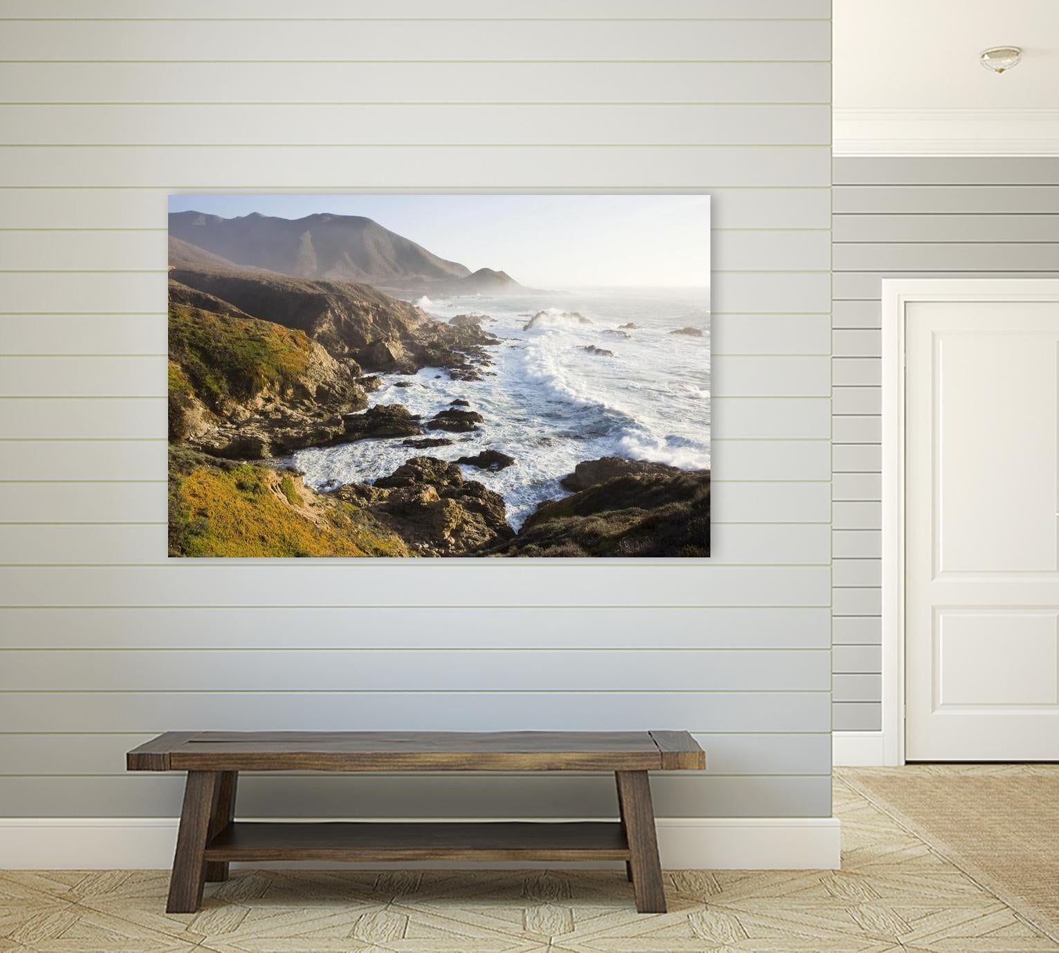 Big Sur Wave 2 by Acer Images on GIANT ART - white landscape