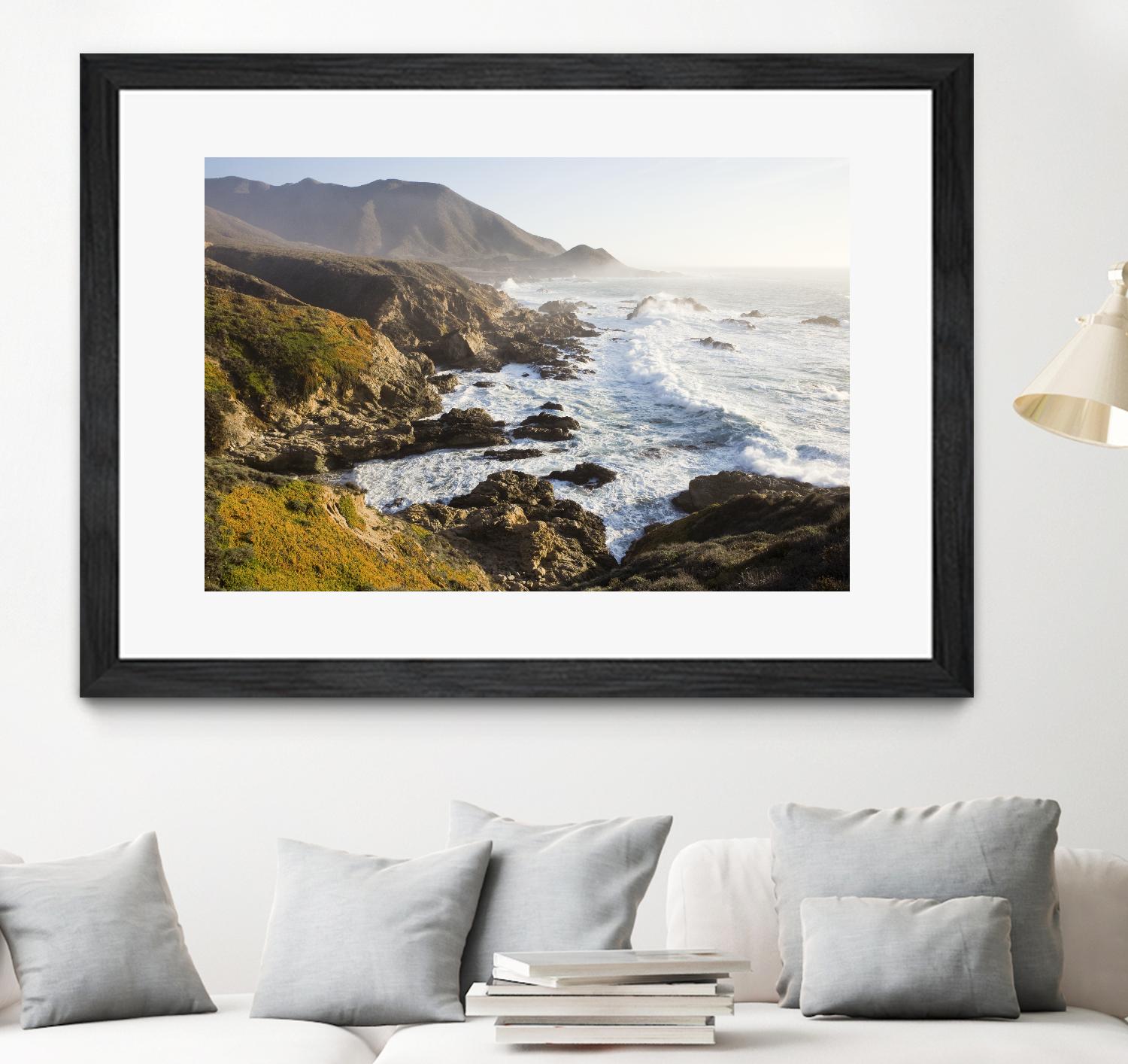 Big Sur Wave 2 by Acer Images on GIANT ART - white landscape
