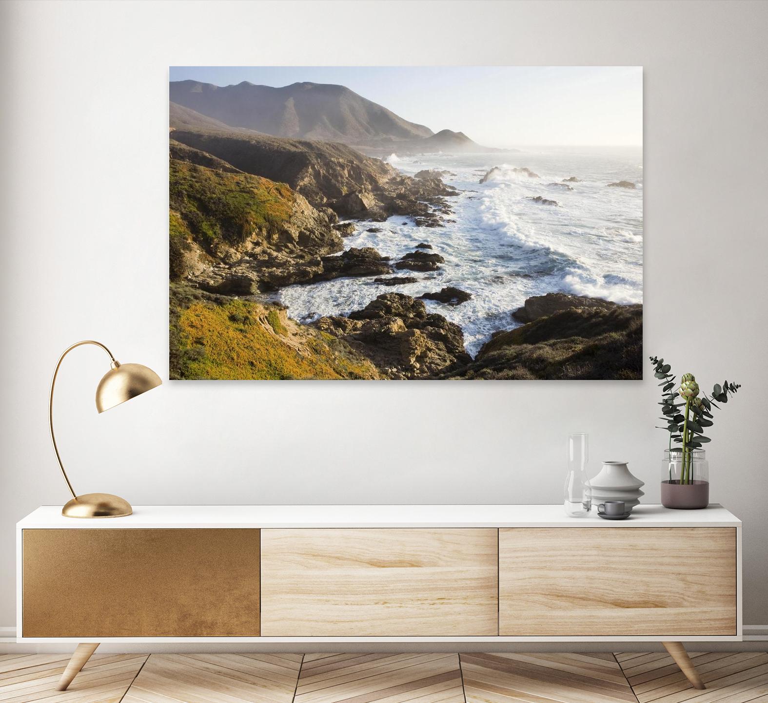 Big Sur Wave 2 by Acer Images on GIANT ART - white landscape
