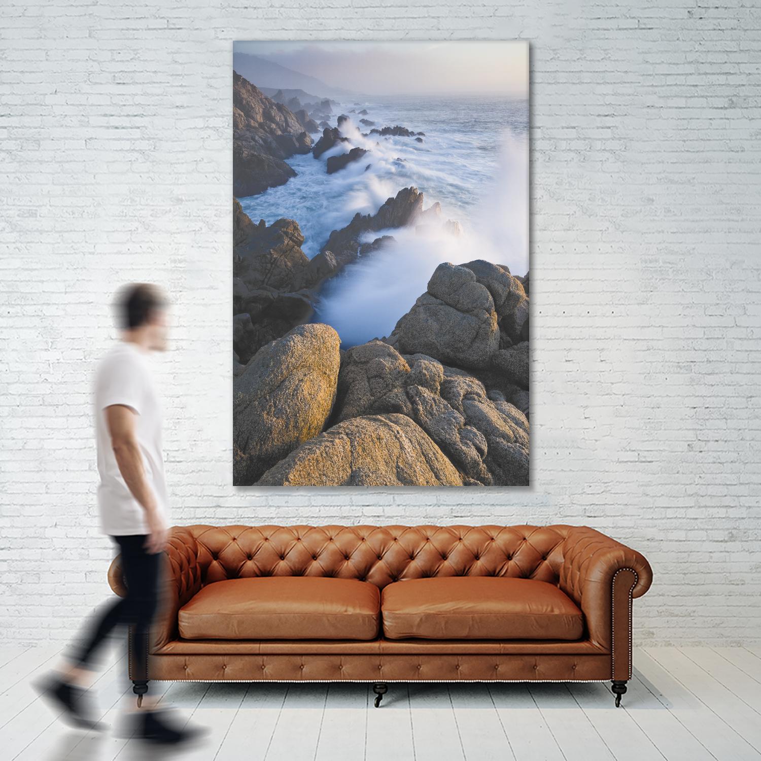 Big Sur Wave 3 by Acer Images on GIANT ART - white landscape