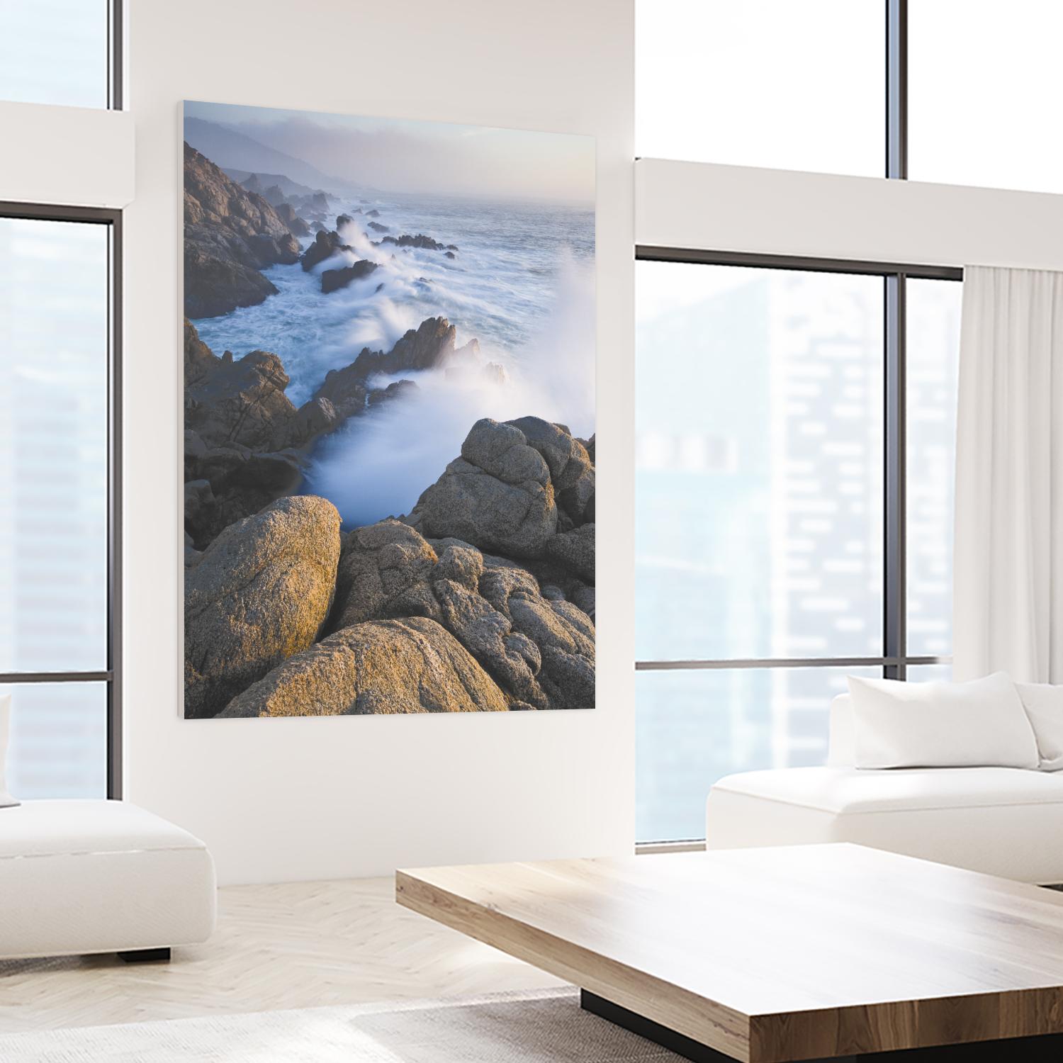 Big Sur Wave 3 by Acer Images on GIANT ART - white landscape