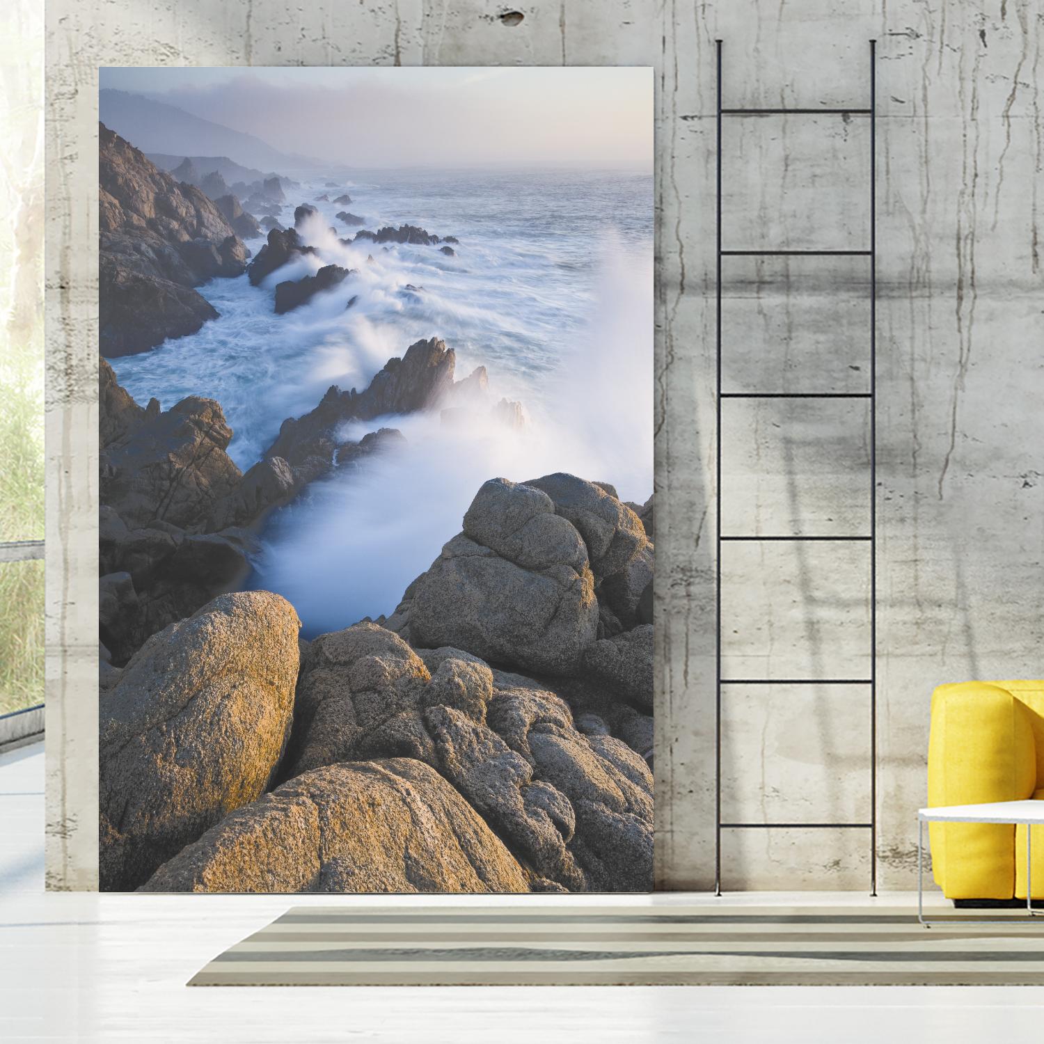 Big Sur Wave 3 by Acer Images on GIANT ART - white landscape