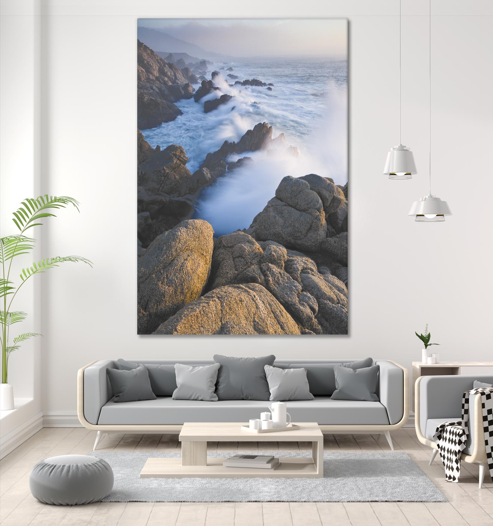 Big Sur Wave 3 by Acer Images on GIANT ART - white landscape