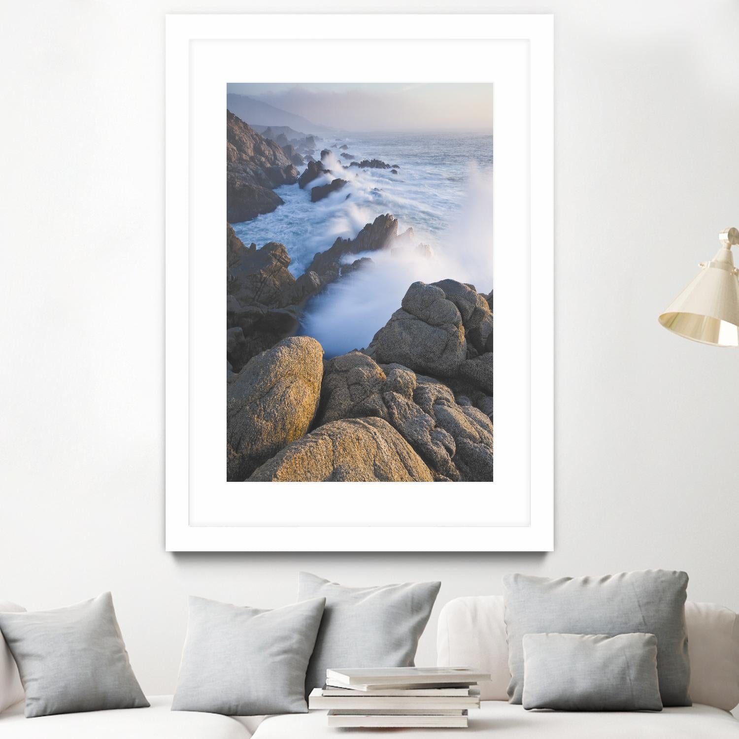 Big Sur Wave 3 by Acer Images on GIANT ART - white landscape