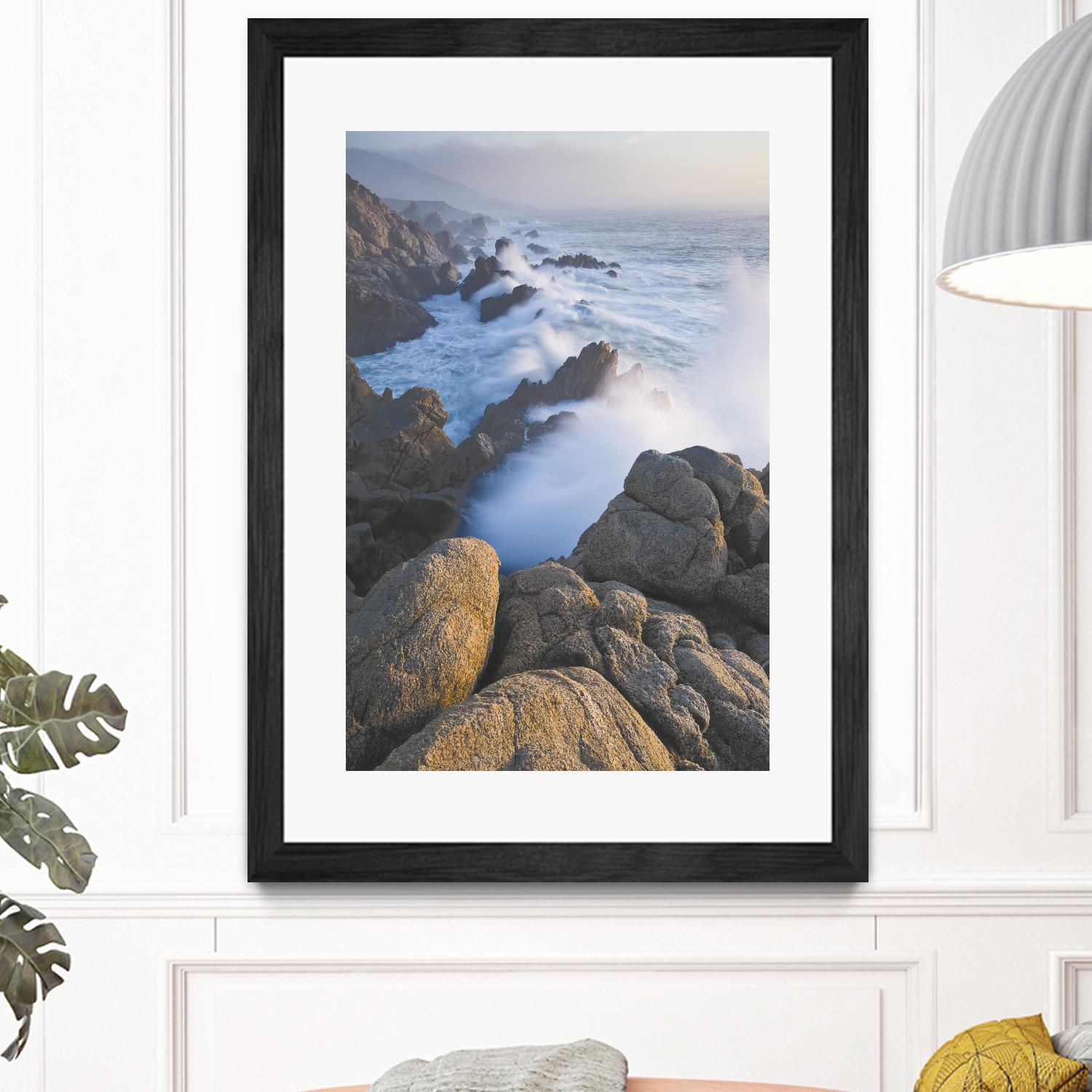 Big Sur Wave 3 by Acer Images on GIANT ART - white landscape