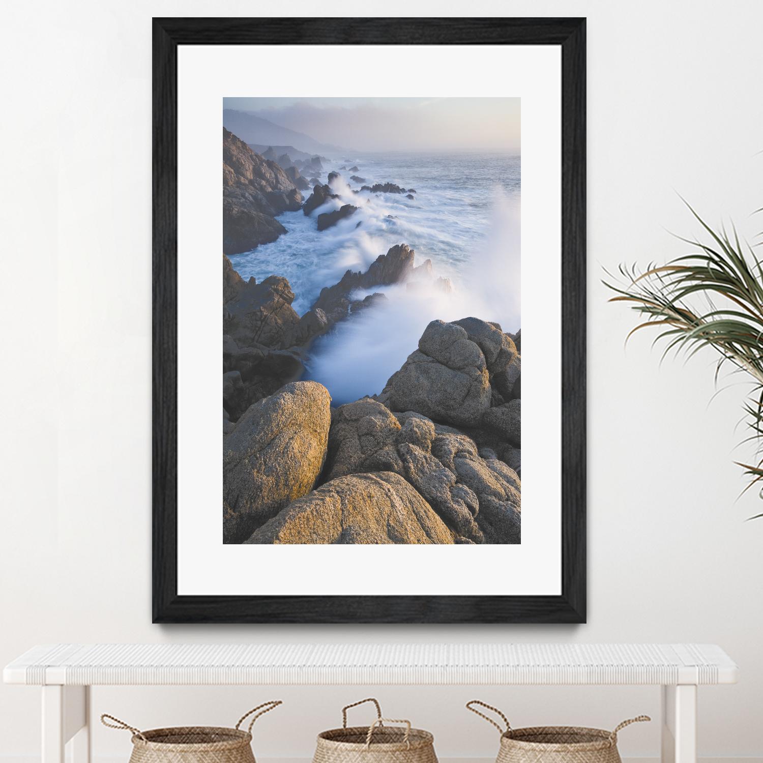 Big Sur Wave 3 by Acer Images on GIANT ART - white landscape