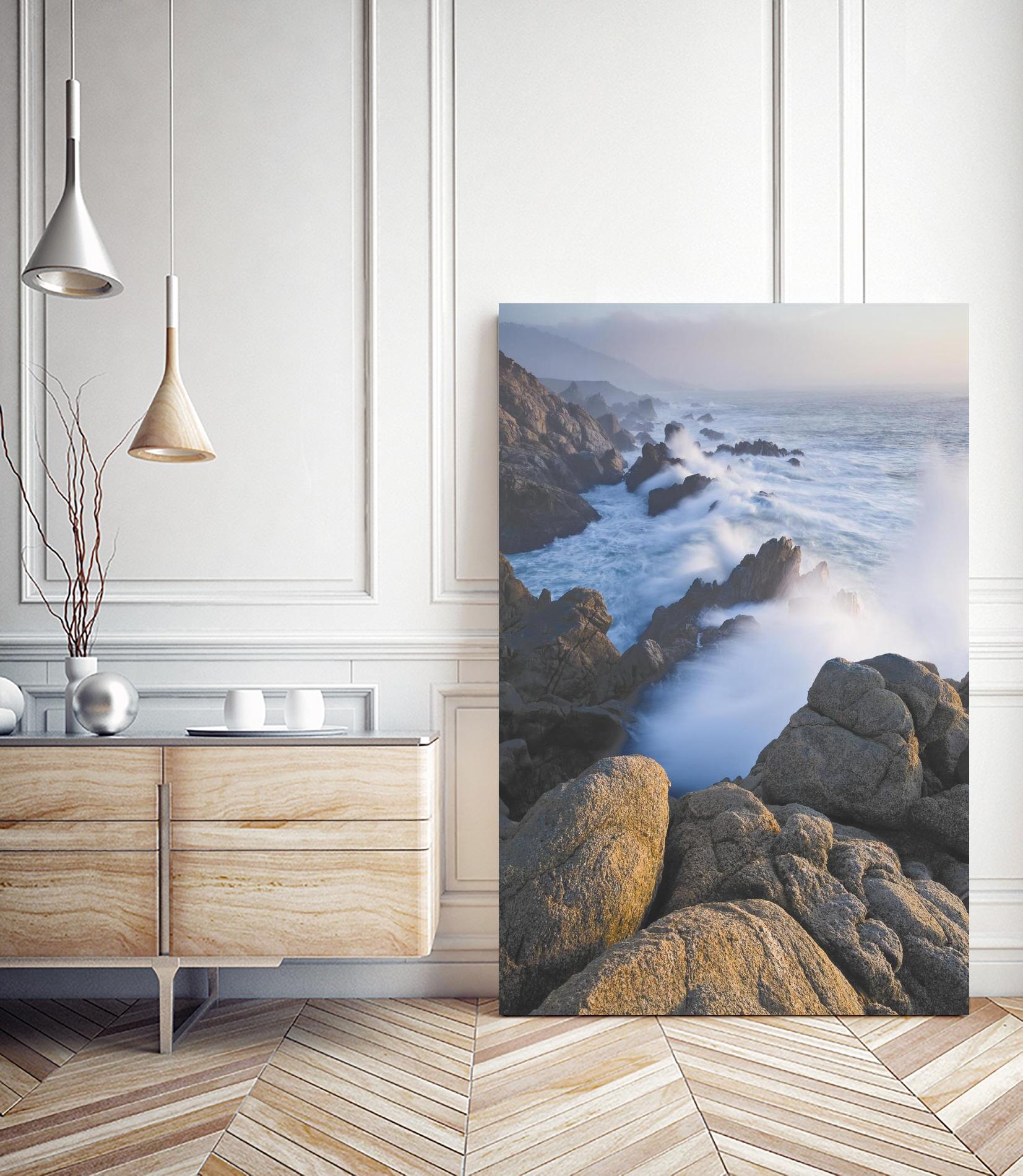 Big Sur Wave 3 by Acer Images on GIANT ART - white landscape
