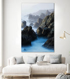 Big Sur Wave 6 by Acer Images on GIANT ART - blue landscape