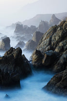 Big Sur Wave 6 by Acer Images on GIANT ART - blue landscape