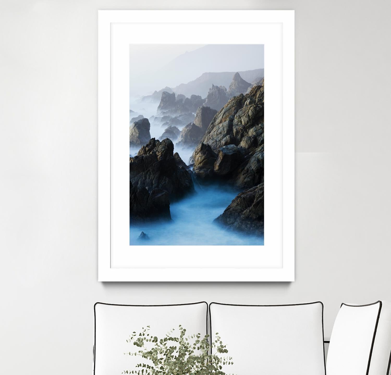 Big Sur Wave 6 by Acer Images on GIANT ART - blue landscape