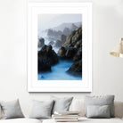 Big Sur Wave 6 by Acer Images on GIANT ART - blue landscape
