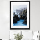Big Sur Wave 6 by Acer Images on GIANT ART - blue landscape