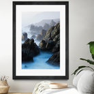 Big Sur Wave 6 by Acer Images on GIANT ART - blue landscape