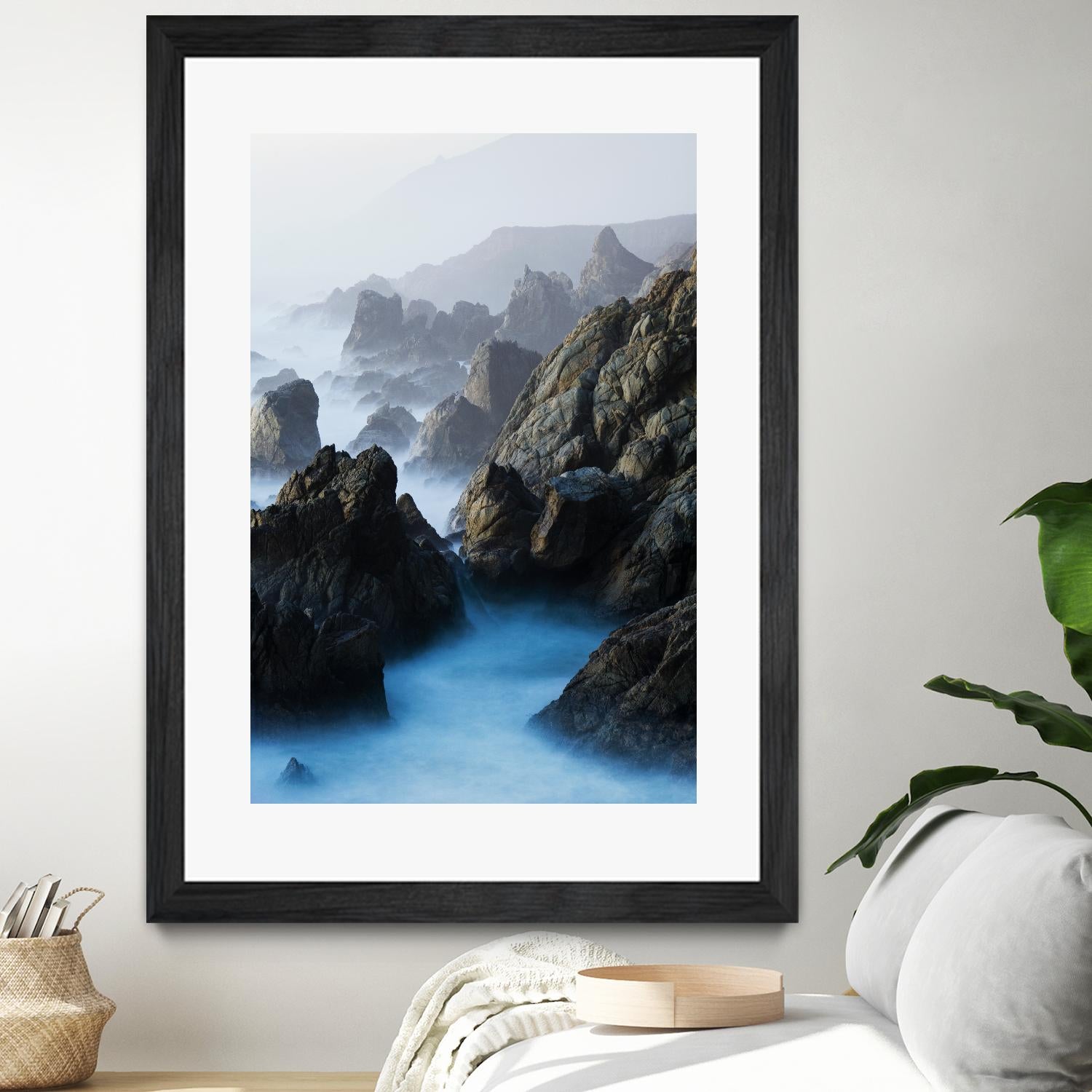 Big Sur Wave 6 by Acer Images on GIANT ART - blue landscape