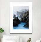 Big Sur Wave 6 by Acer Images on GIANT ART - blue landscape